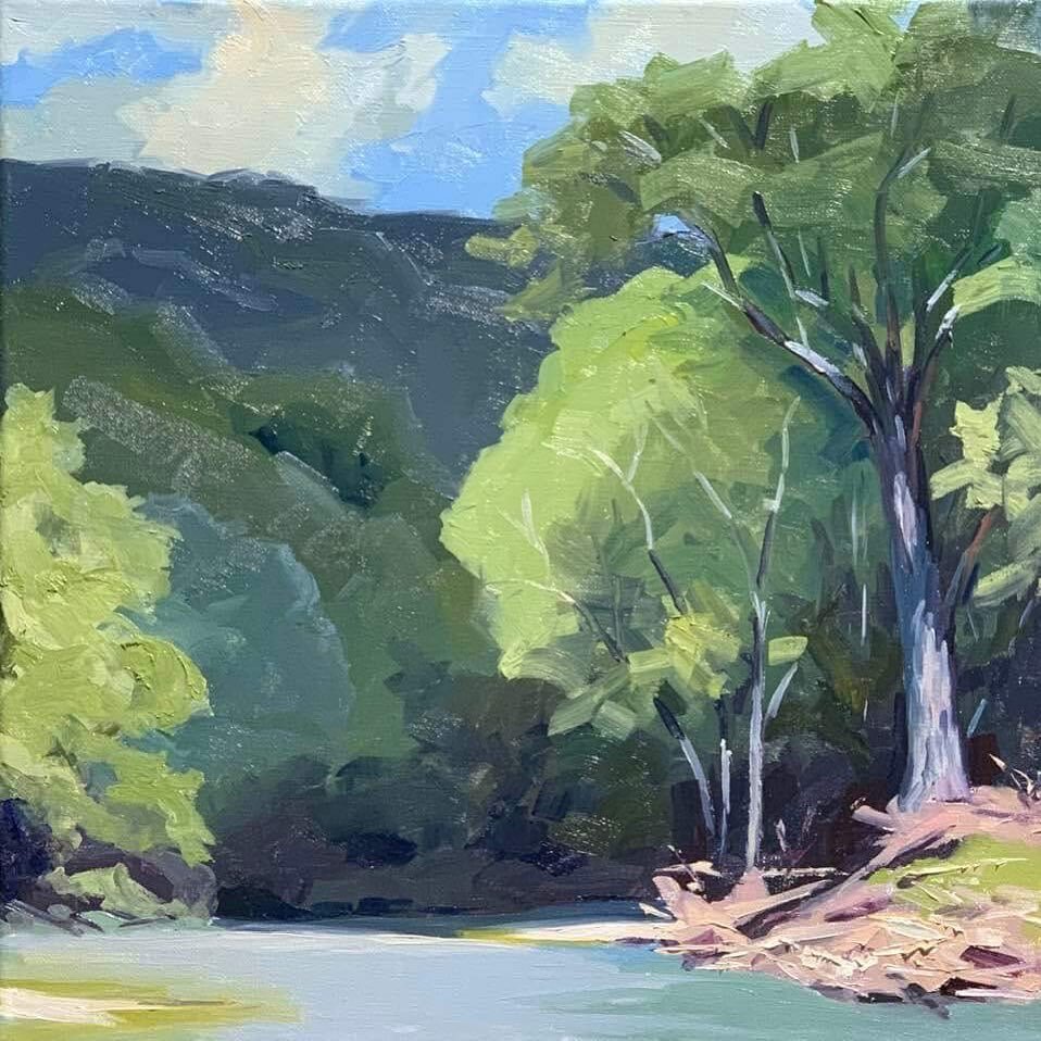 Join us at the gallery this evening during Art Walk for our Opening Artist Reception for Chasing the Light, New Work by Tim Breaux. This piece, &quot;Floating the River&quot;, will be on display along with many others. We hope to see you tonight!

@b