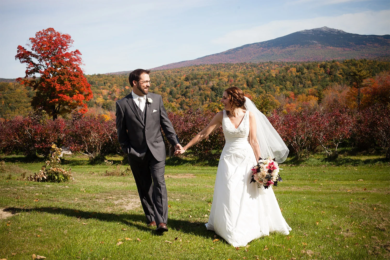 fall wedding at monadnock berries troy nh jp langlands photography