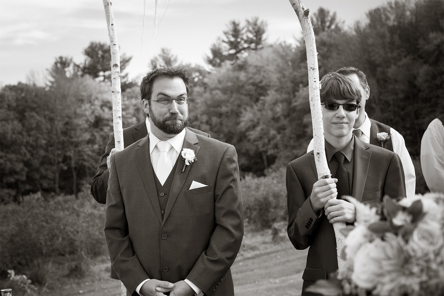 ceremony monadnock berries wedding troy nh