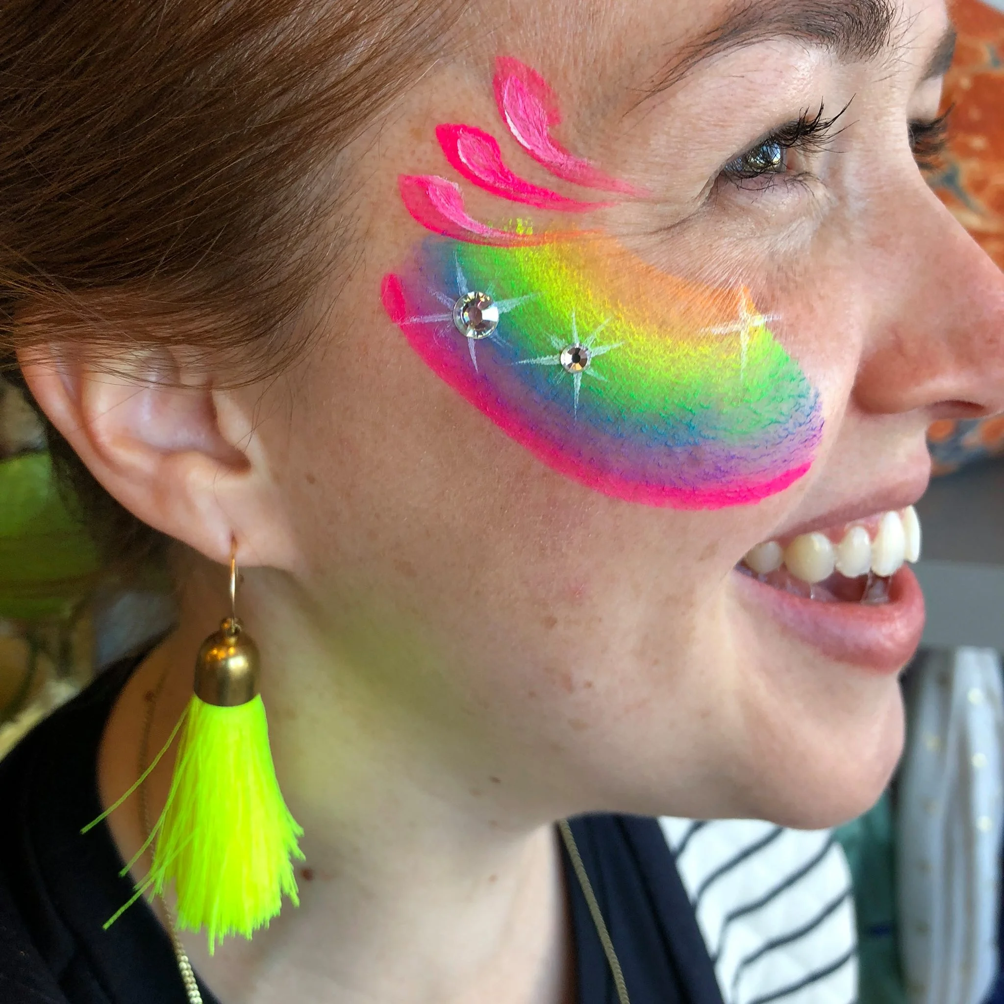 FoolMoon Pre-Glow Free Face Painting!