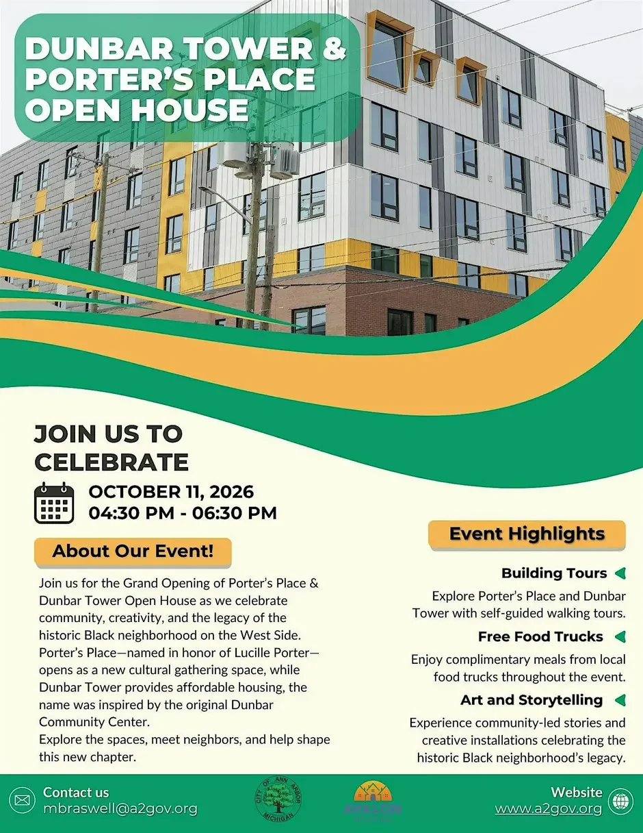 Porter’s Place &amp; Dunbar Tower Open House