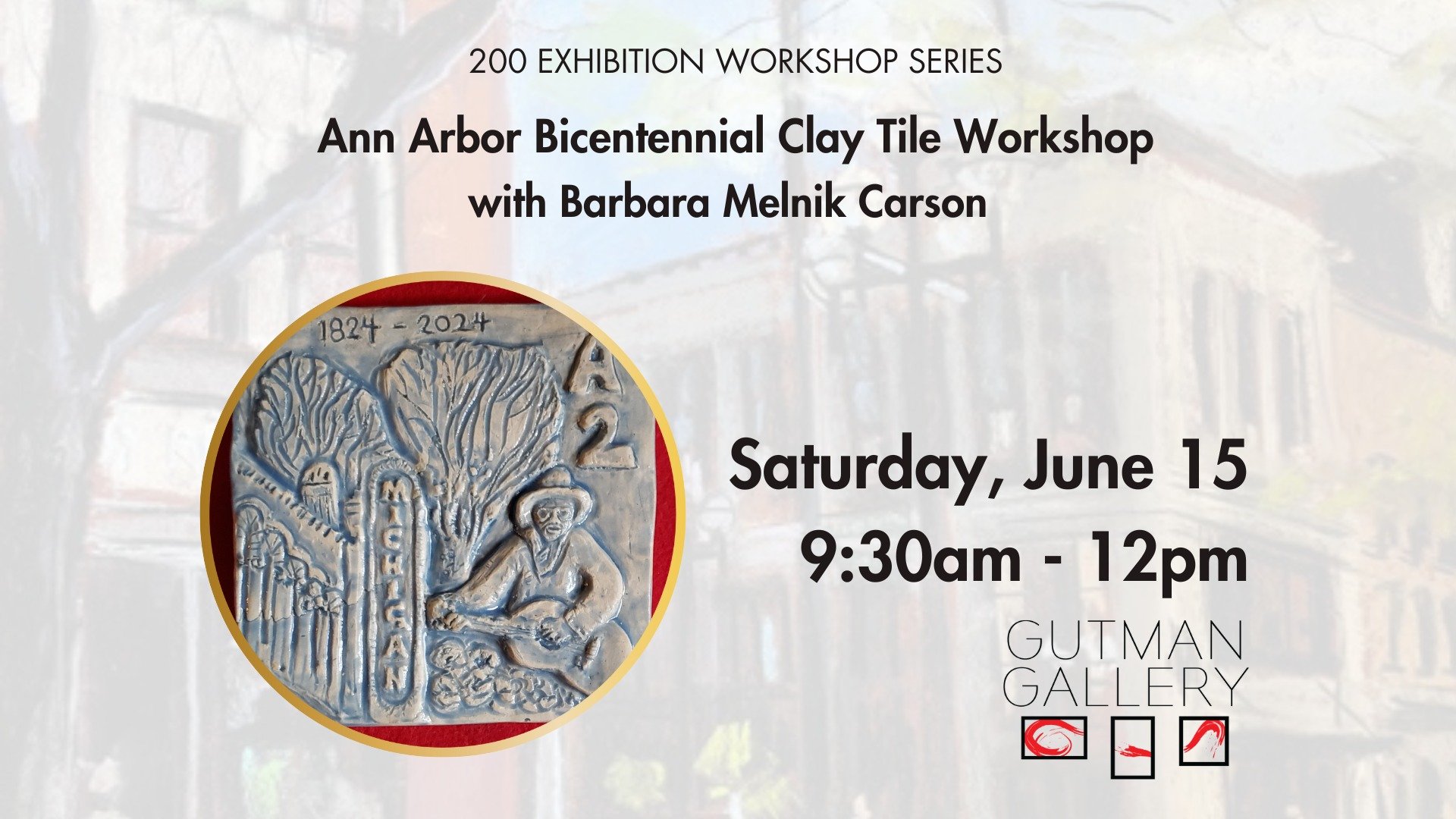 A2 Bicentennial Clay Tile Workshop with Barbara Melnik Carson ...