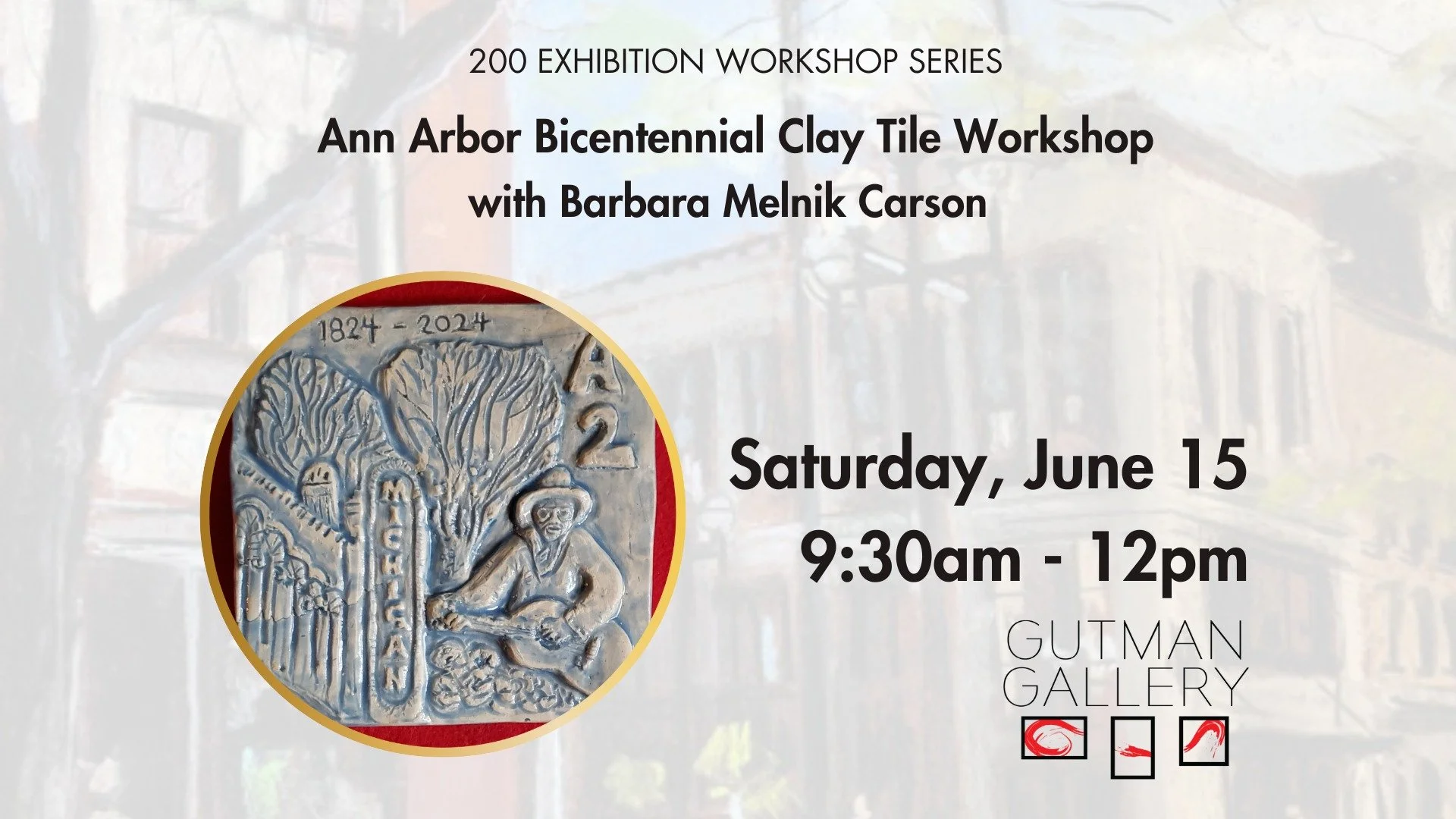 A2 Bicentennial Clay Tile Workshop with Barbara Melnik Carson ...