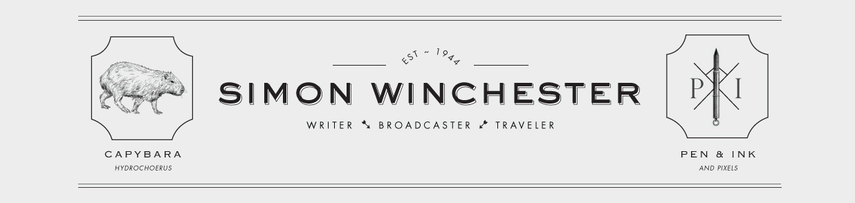 Simon Winchester's website