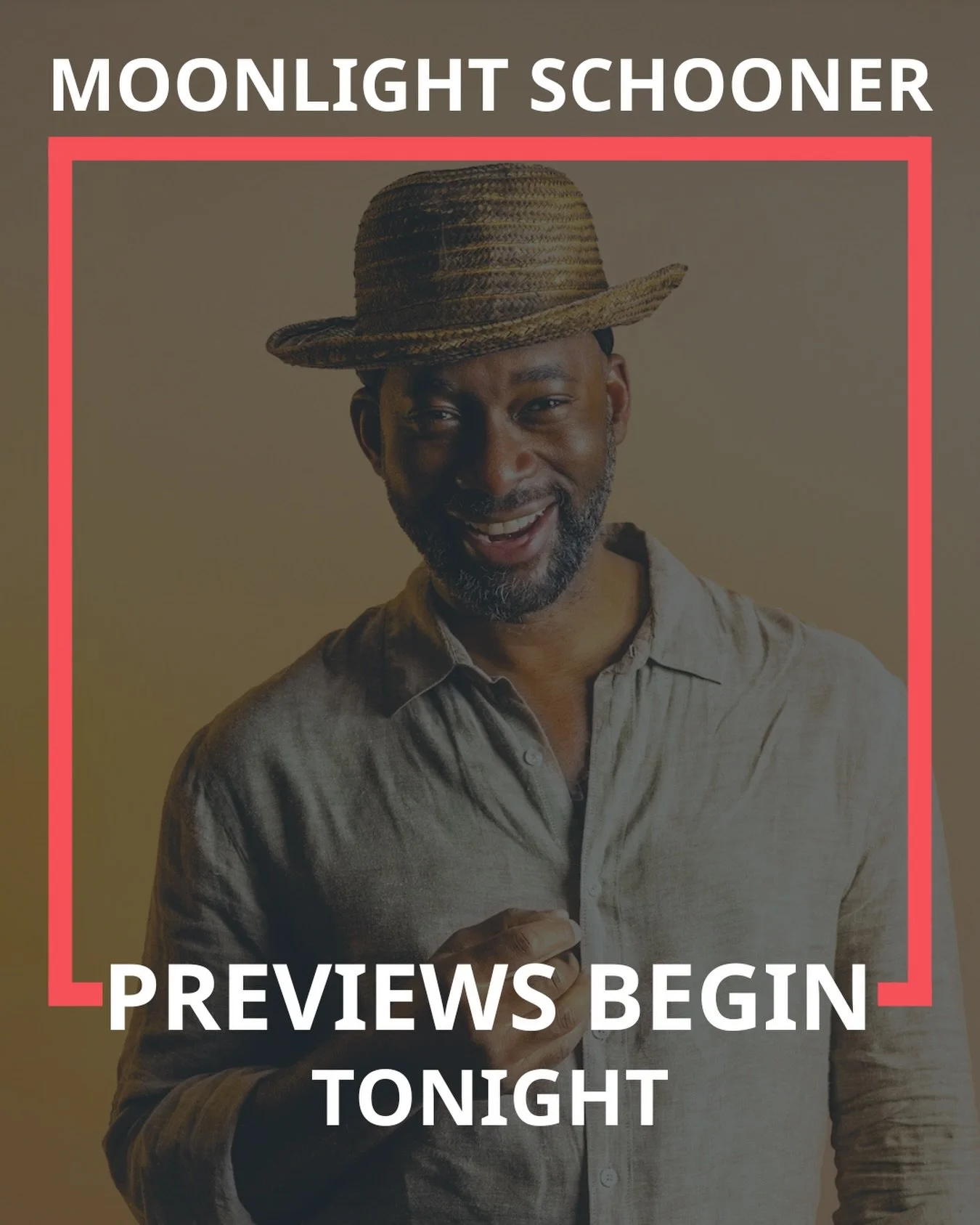 Previews begin tonight!!!! Use Code Moonlight25 for 25% off performances until Nov 28th⛵️

Daren A Herbert photographed by Dahlia Katz