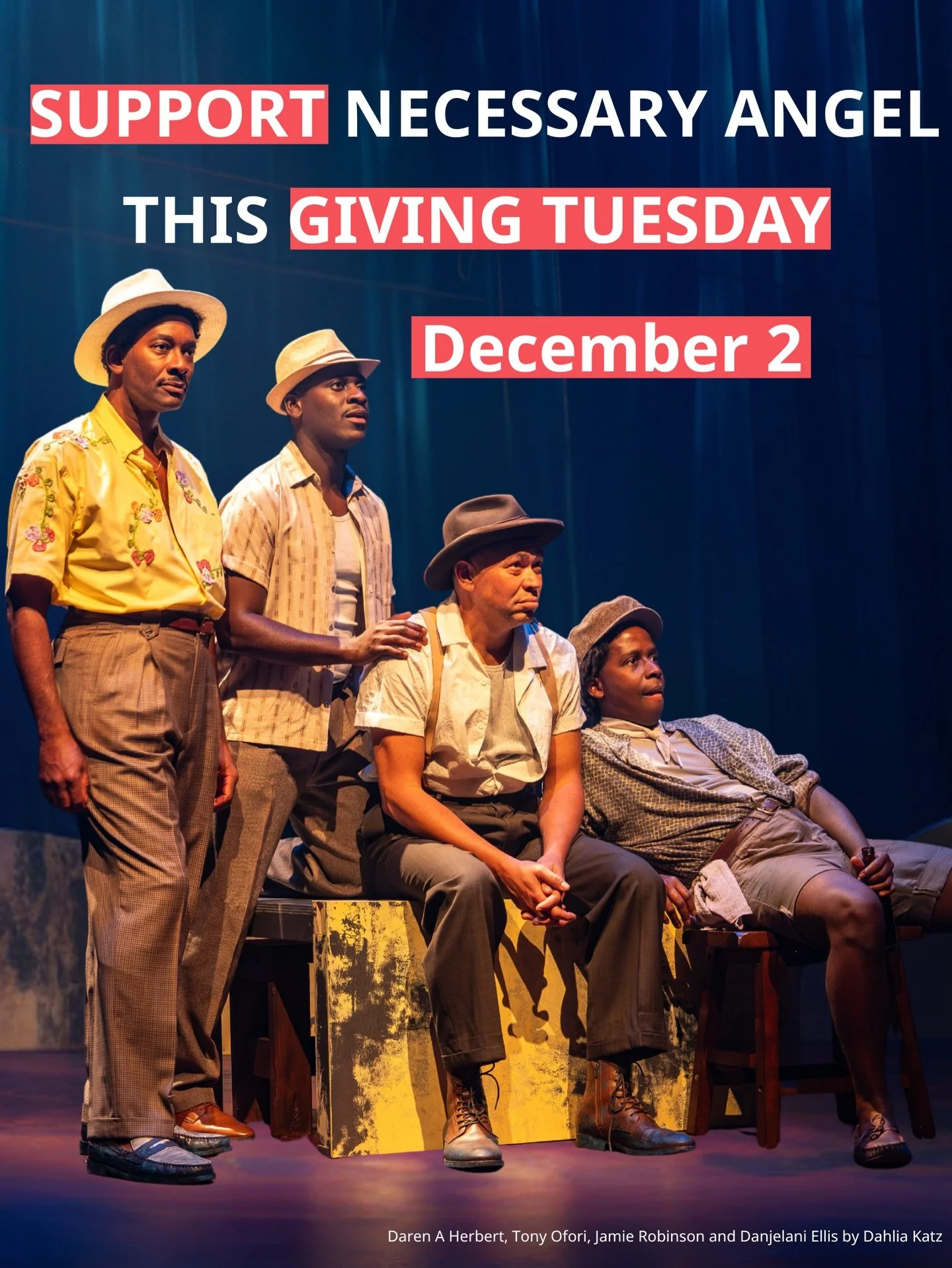 Urgent. Necessary. Connected.

This Giving Tuesday (Dec 2), your support keeps Canadian theatre thriving. ❤️

Donations to Necessary Angel power our productions and our Artist Residencies in The NA LAB; the heart of our mission to develop bold new vo