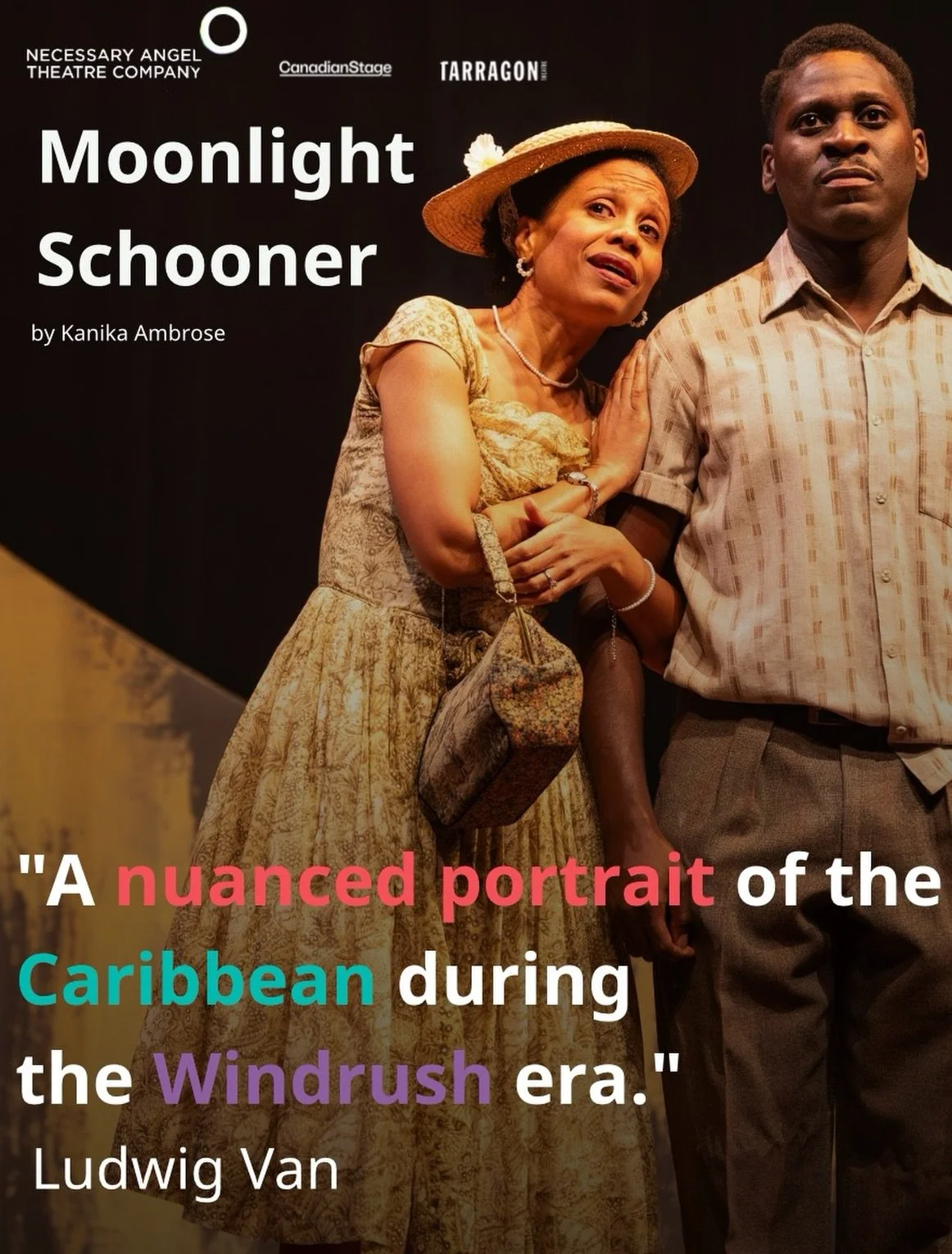 Join us at Berkeley Street theatre until December 14! ✨ Black Friday deal is extended! Get great seats for half off when you buy 2 tickets with code MSBlackFriday!!! 🌖 canadianstage.com