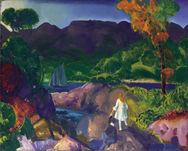 Writing Prompt #3: George Bellows, Romance of Autumn, 1916, 64.1366