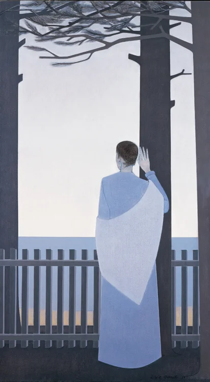 Barnet, Will, "Woman and Tall Trees," 1973, 91.4