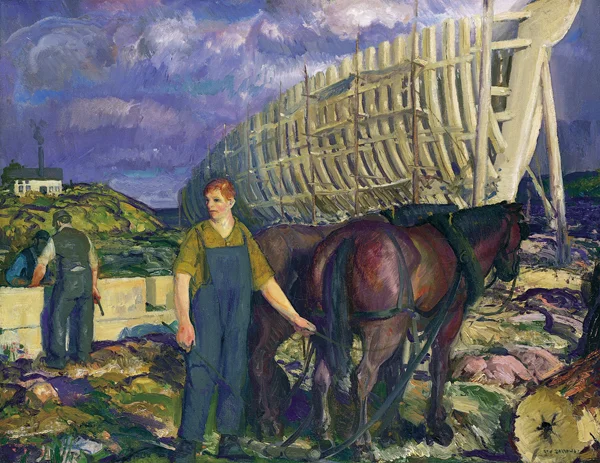 Bellows, George, "The Teamster," 1916, 97.3.1