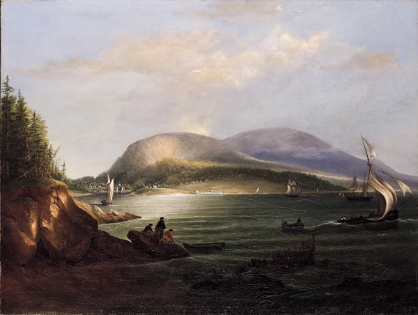 Fisher, Alvan, "Camden Hills and Harbor," 1852, 66.1478