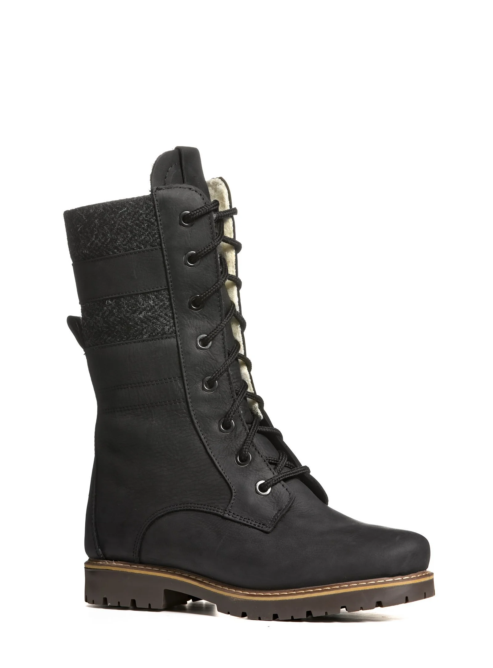 Enya 2 Waterproof Winter Ice Grip Boots in Rock - Anfibio