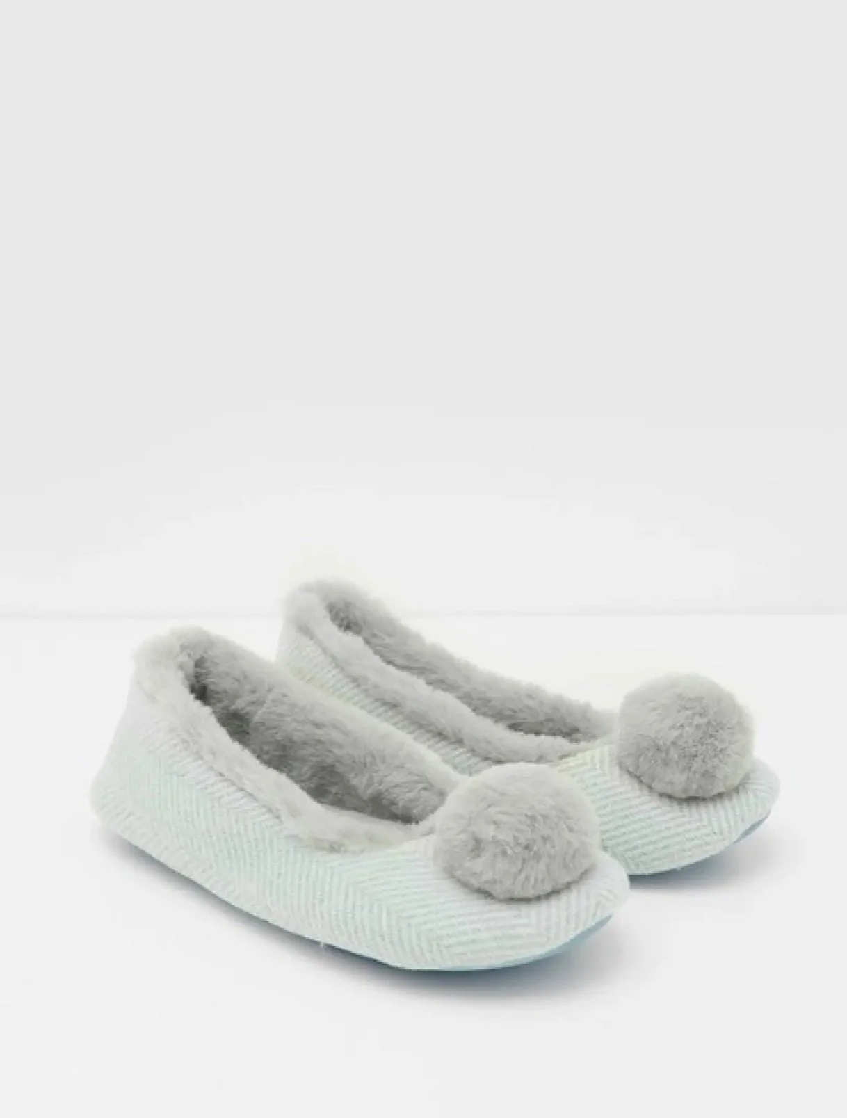 Herringbone Slippers - White Stuff