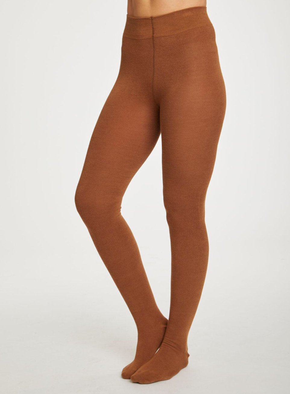 Elgin Plain Bamboo Tights in Harvest - Thought