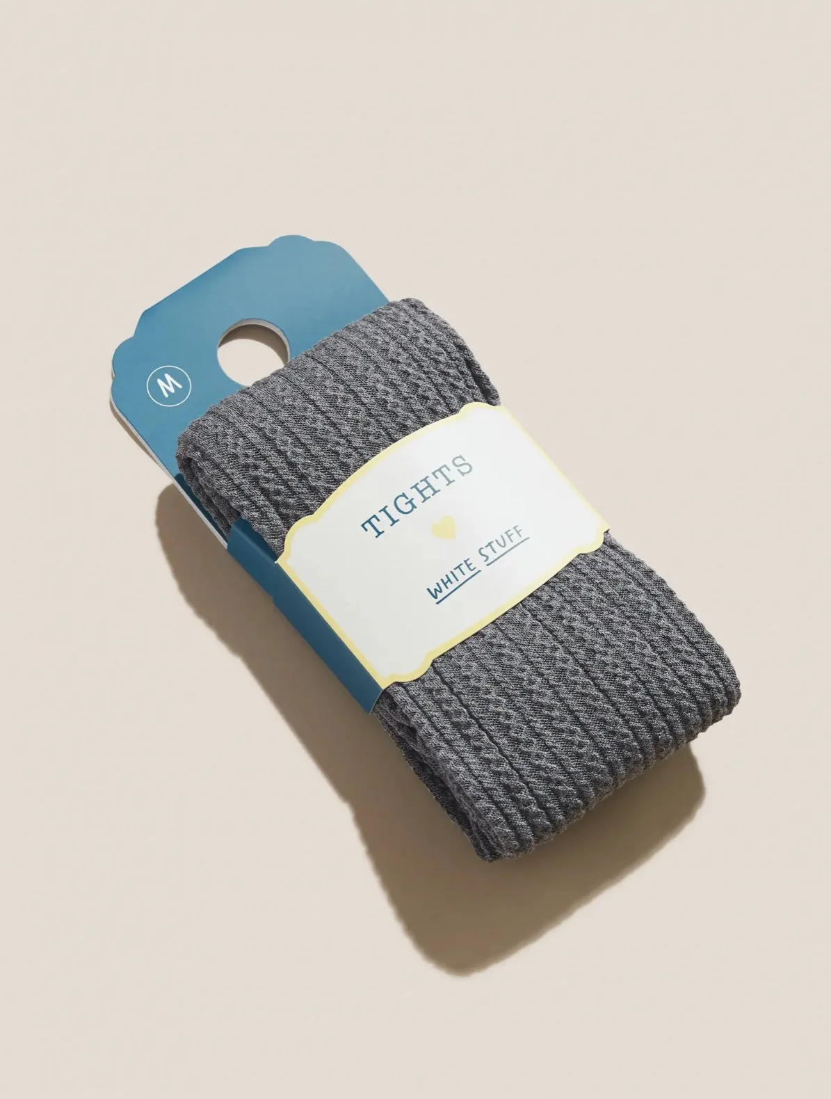 Cable Knit Tights - White Stuff