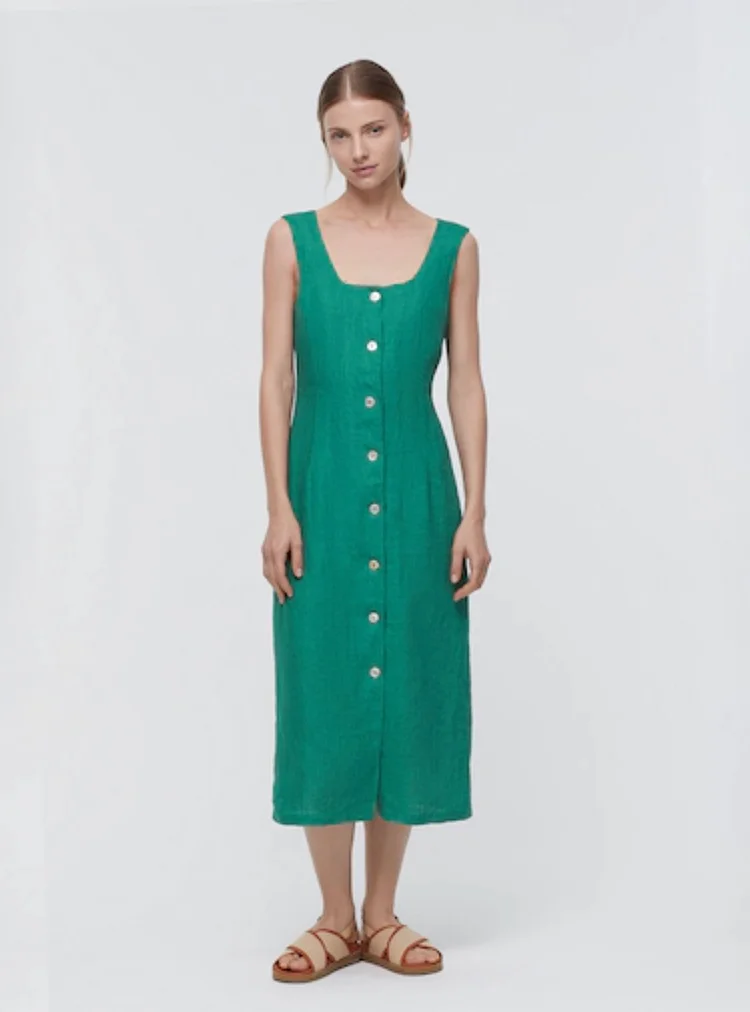 ワンピース FRILL CACHECOEUR DRESS L'or Cache-coeur Knit Dress