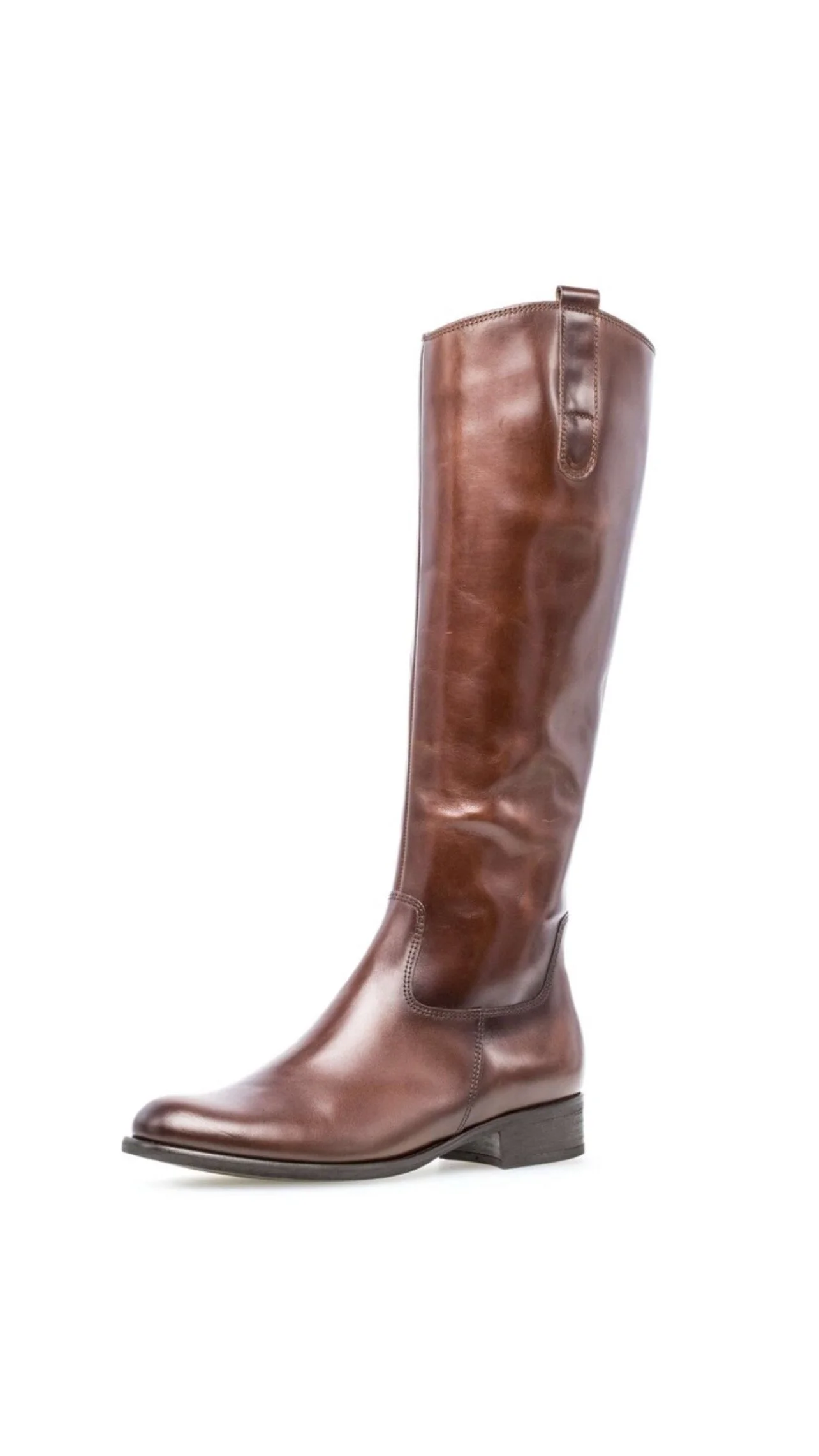 Tall Leather Boots in Brown - Gabor