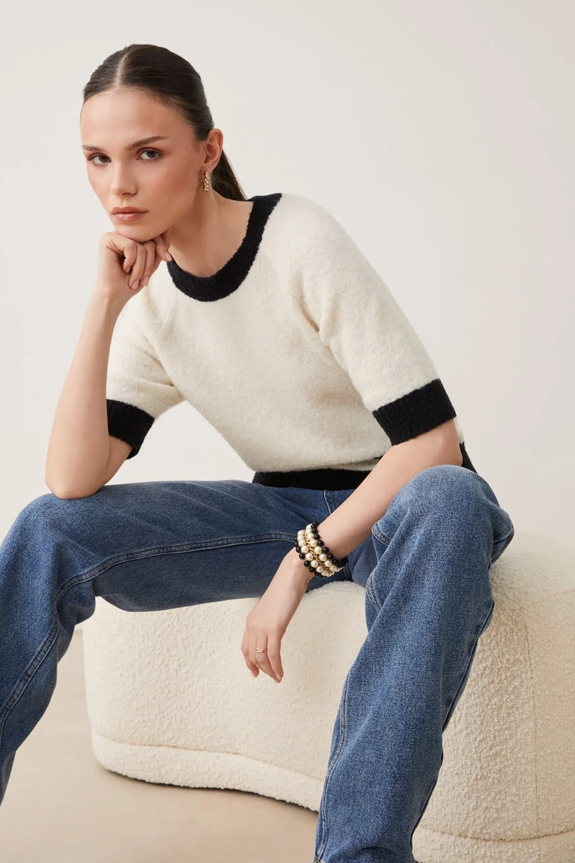 Suncoo Ladies Paciva Jumper - Blanc Casse main image 0