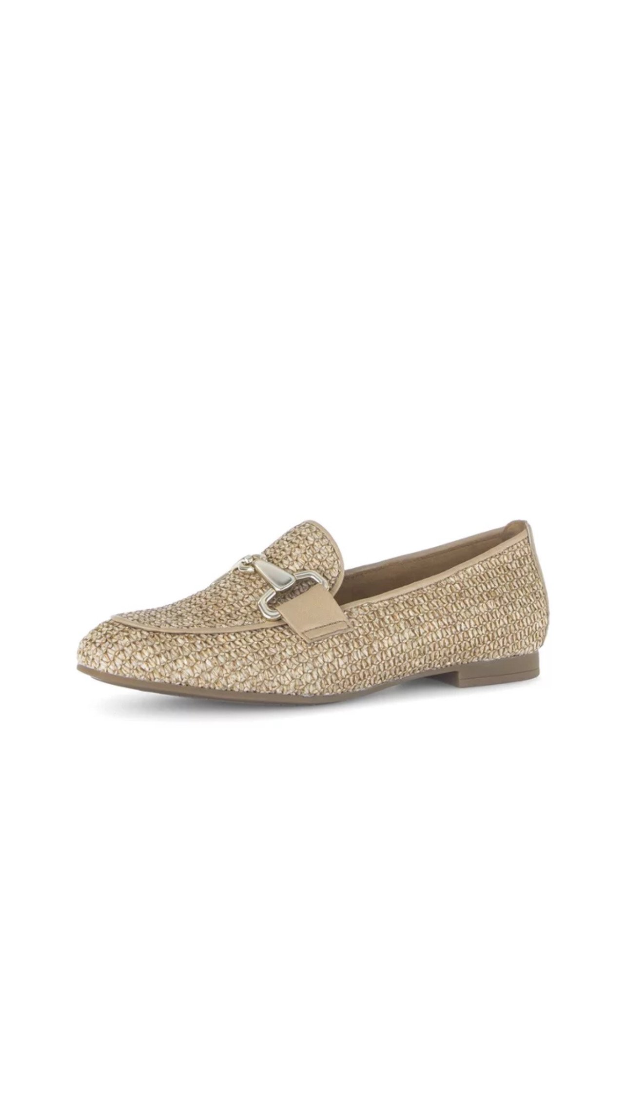 Textured Leather Loafers - Gabor