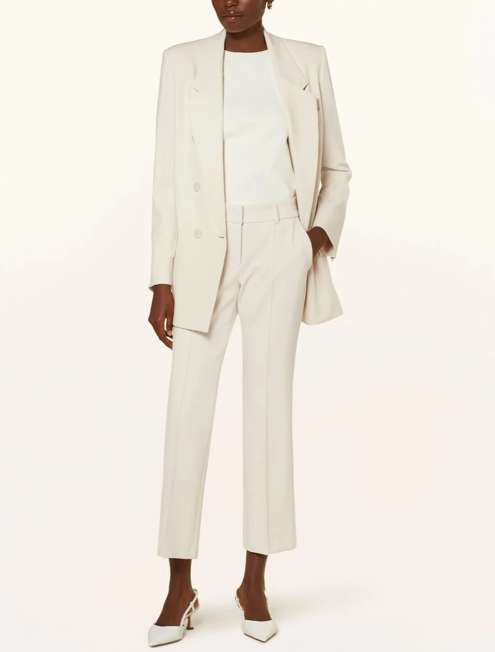【CAMBIO】Botanical Gobelin Wide Pants CAMBIO】Botanical Gobelin Wide Pants Women's Organic Twill