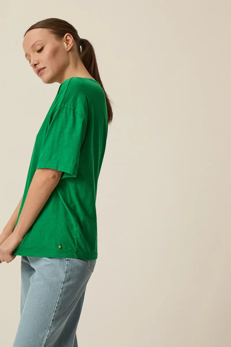 Zaela T-Shirt in Kale - Des Petits Hauts