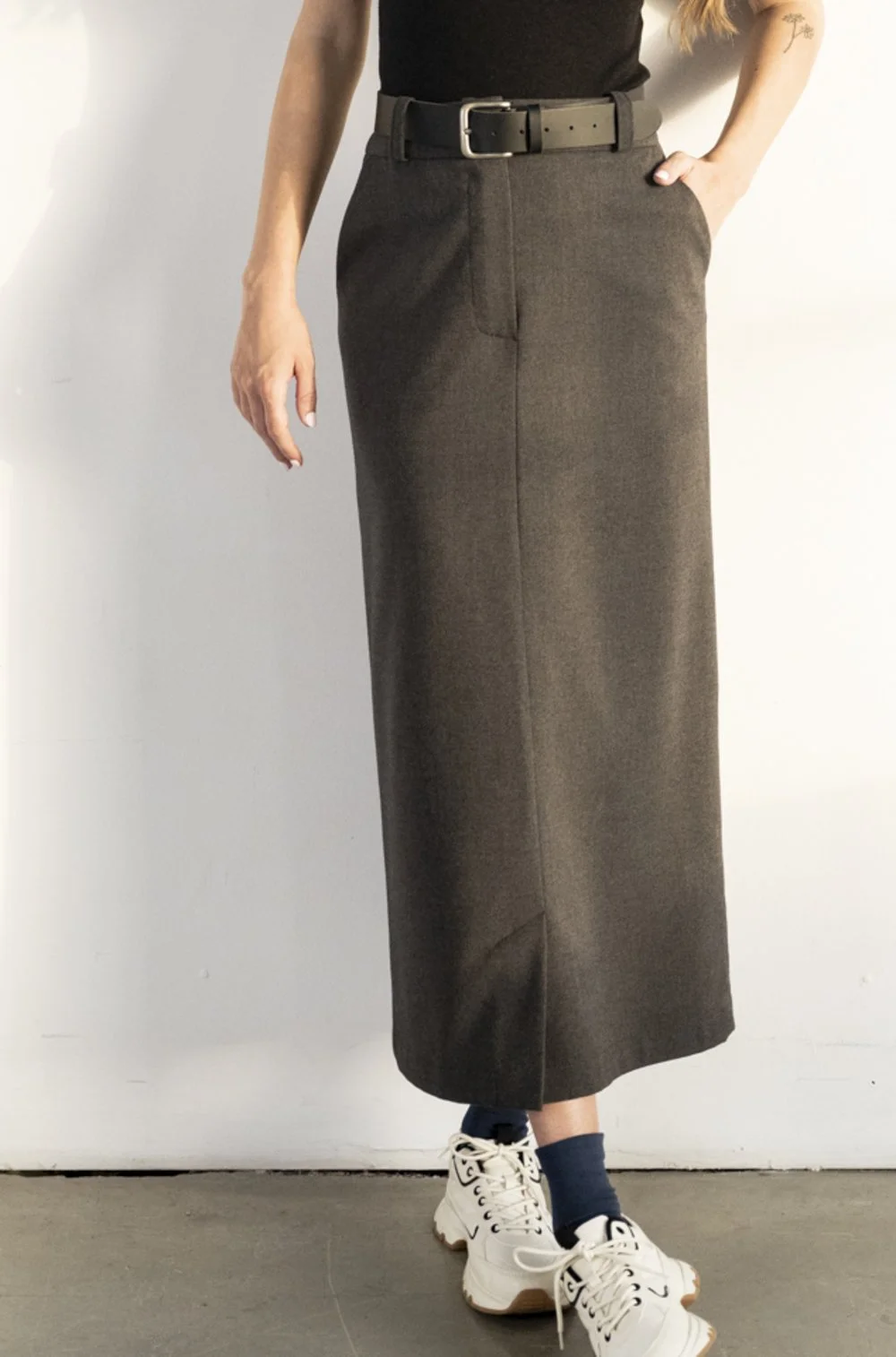 Jordan Skirt in Charcoal - Bodybag by Jude
