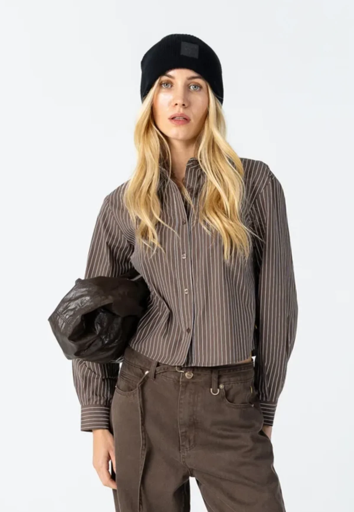 Cropped Striped Shirt - Coster