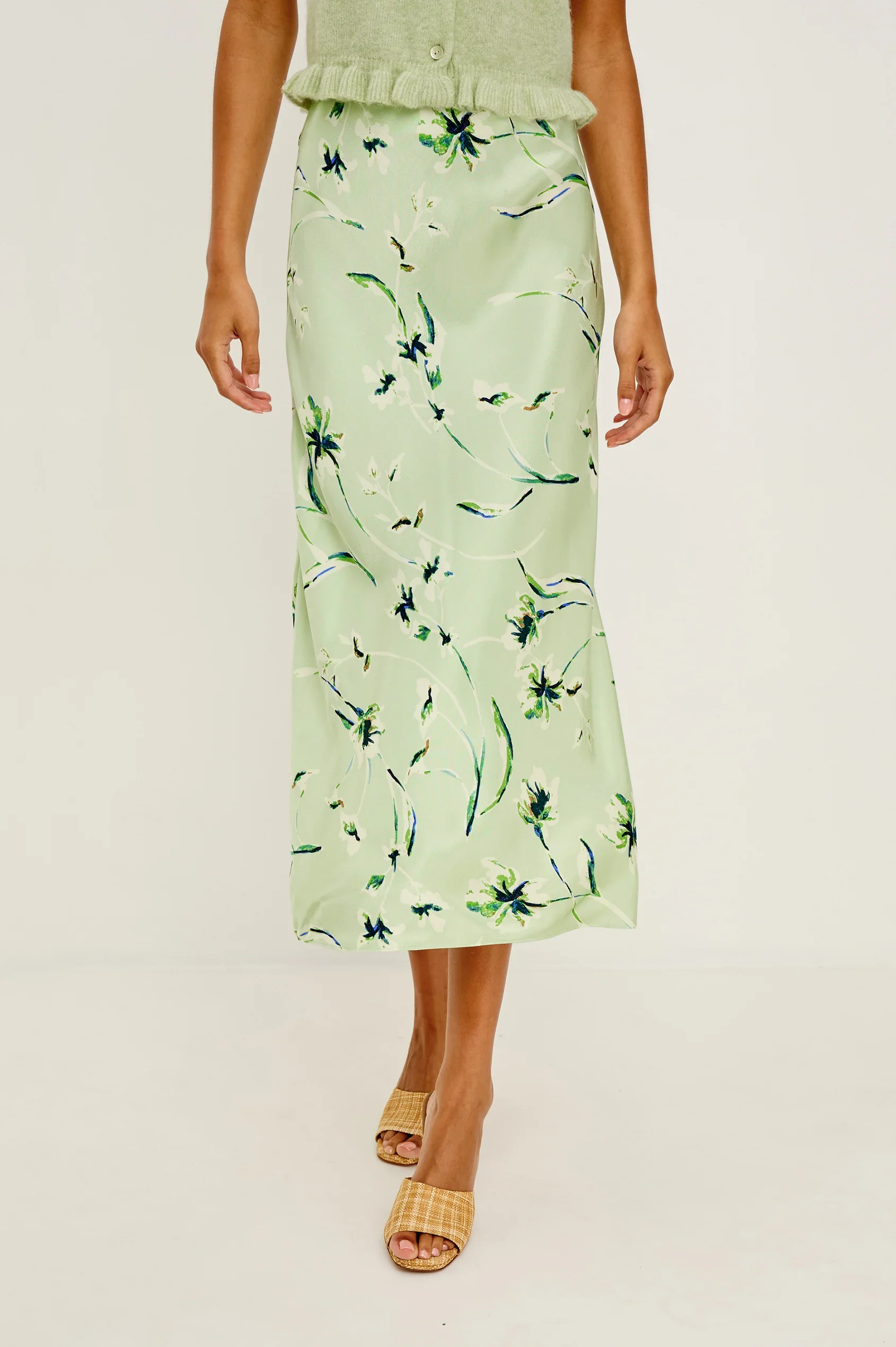 Anya Skirt in Mint Linnea - Rails