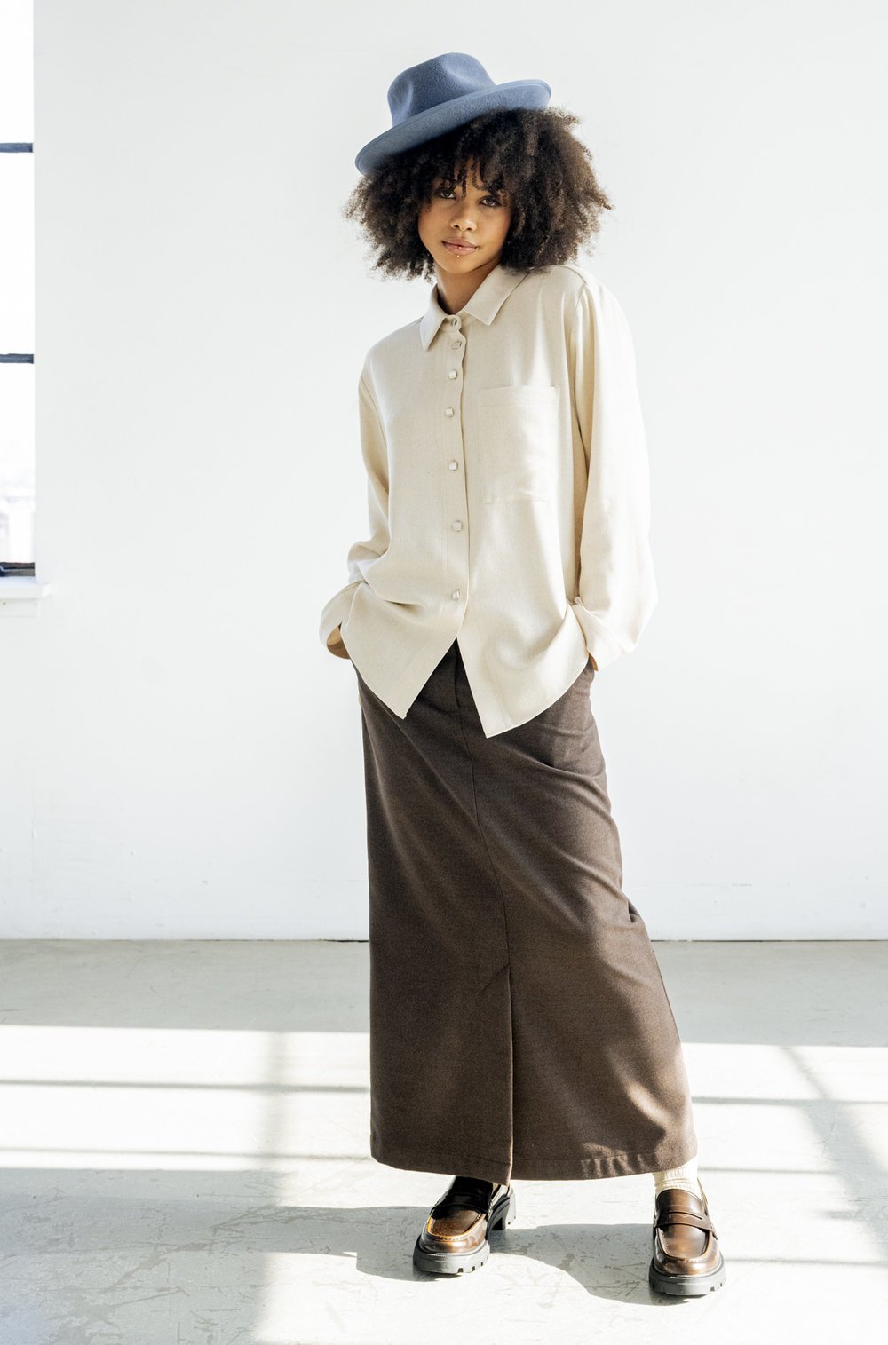 Jordan Skirt in Brown - Bodybag by Jude