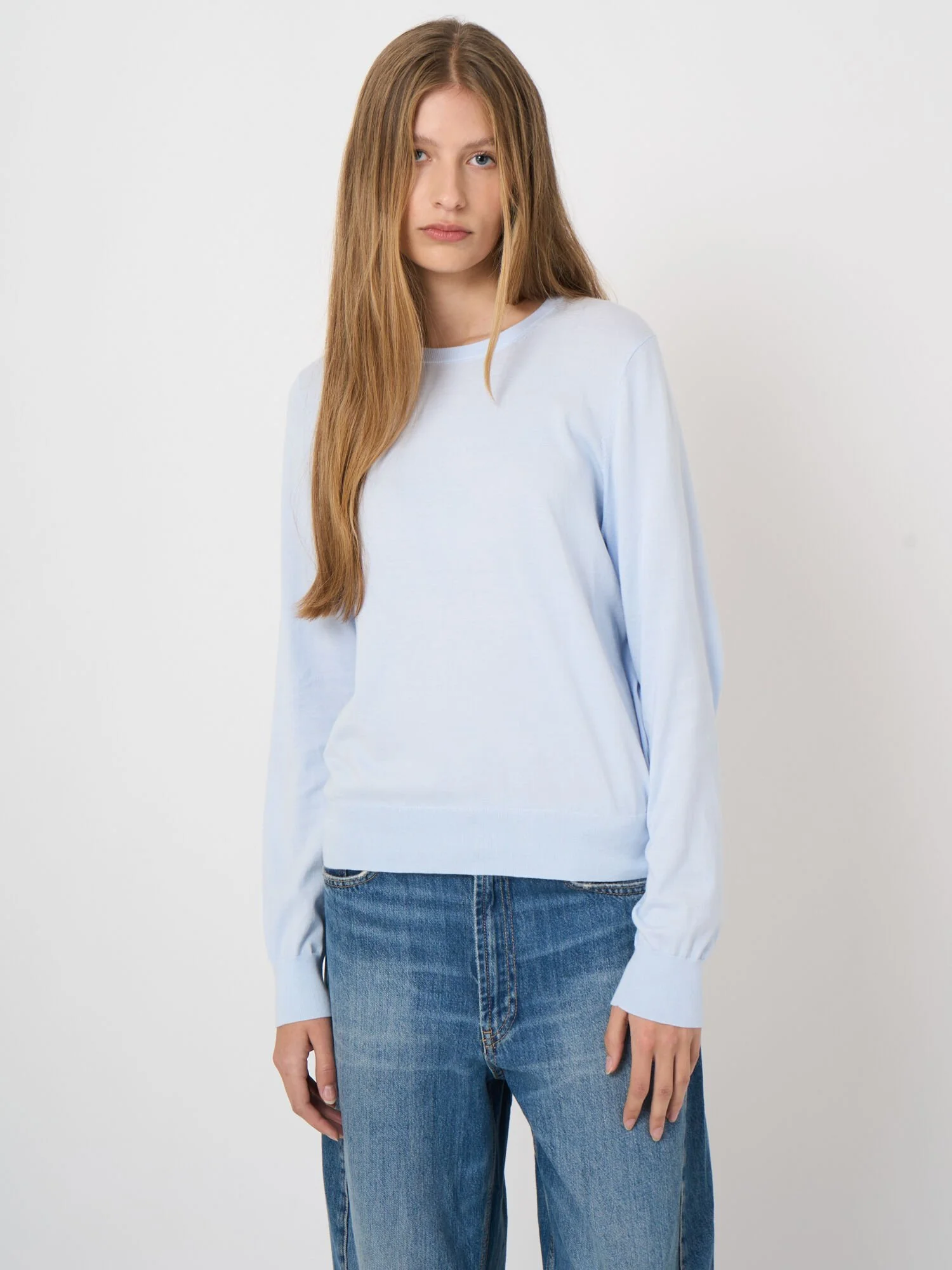 Superfine Cotton Sweater - Repeat