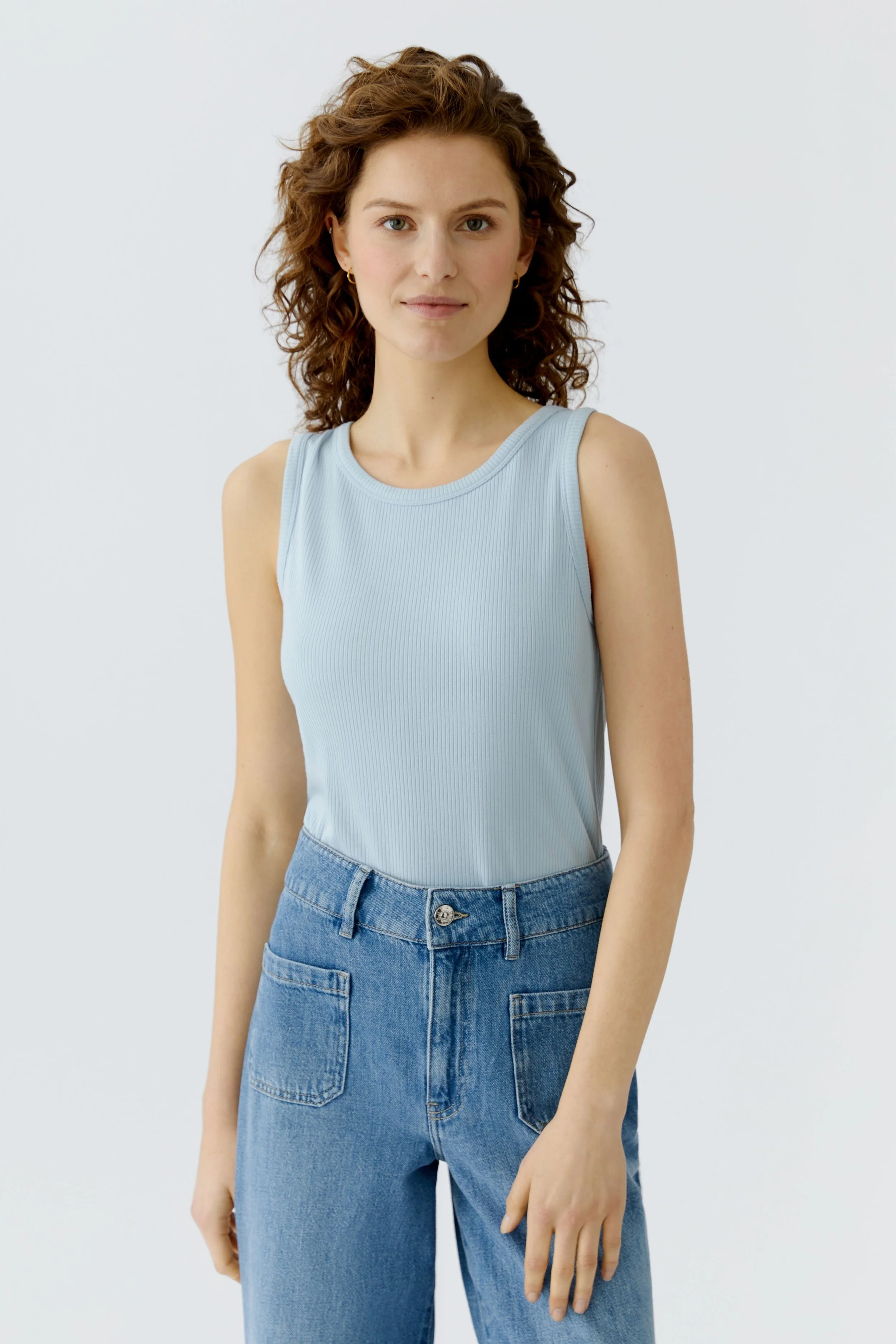 Filiz Tank Top in Celestial Blue - Oui