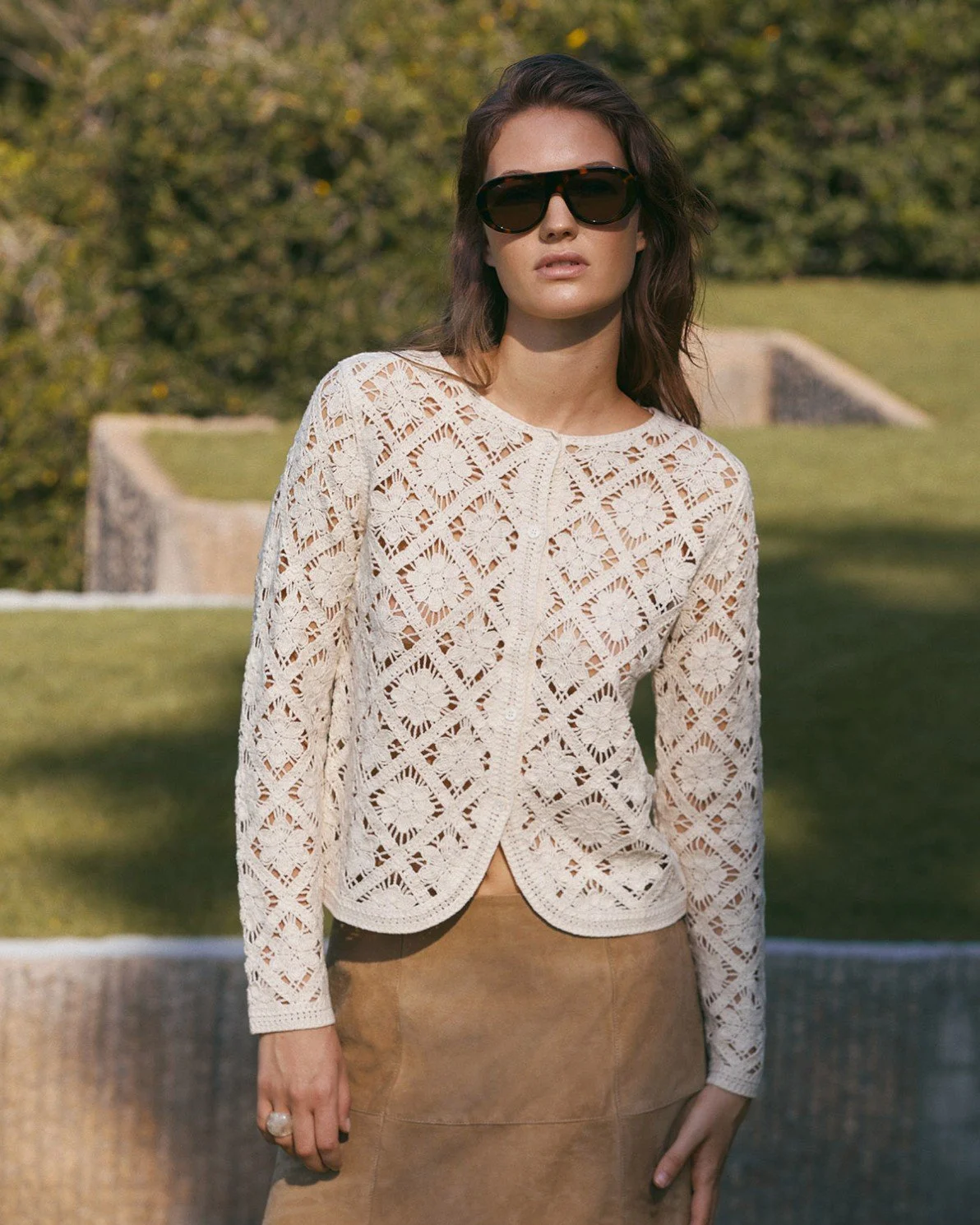 Sam Crochet Cardigan - Yerse