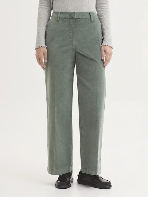 Plain Corduroy Pants - Nice Things