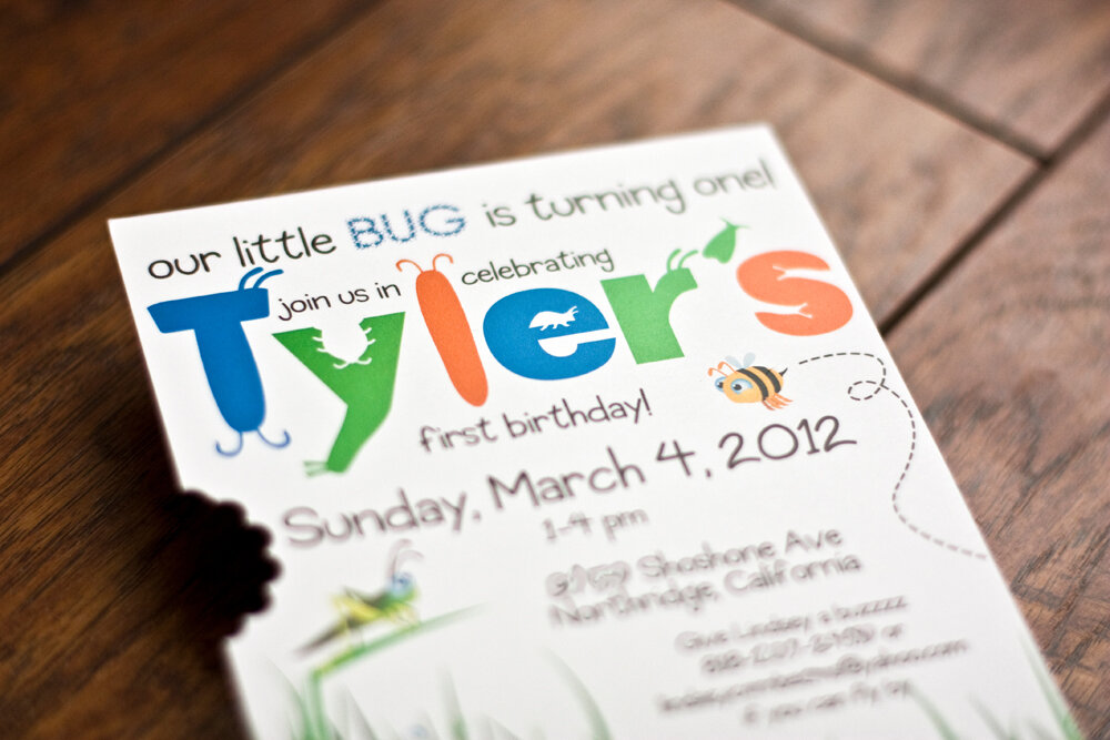 Tyler's Bug-Themed Birthday