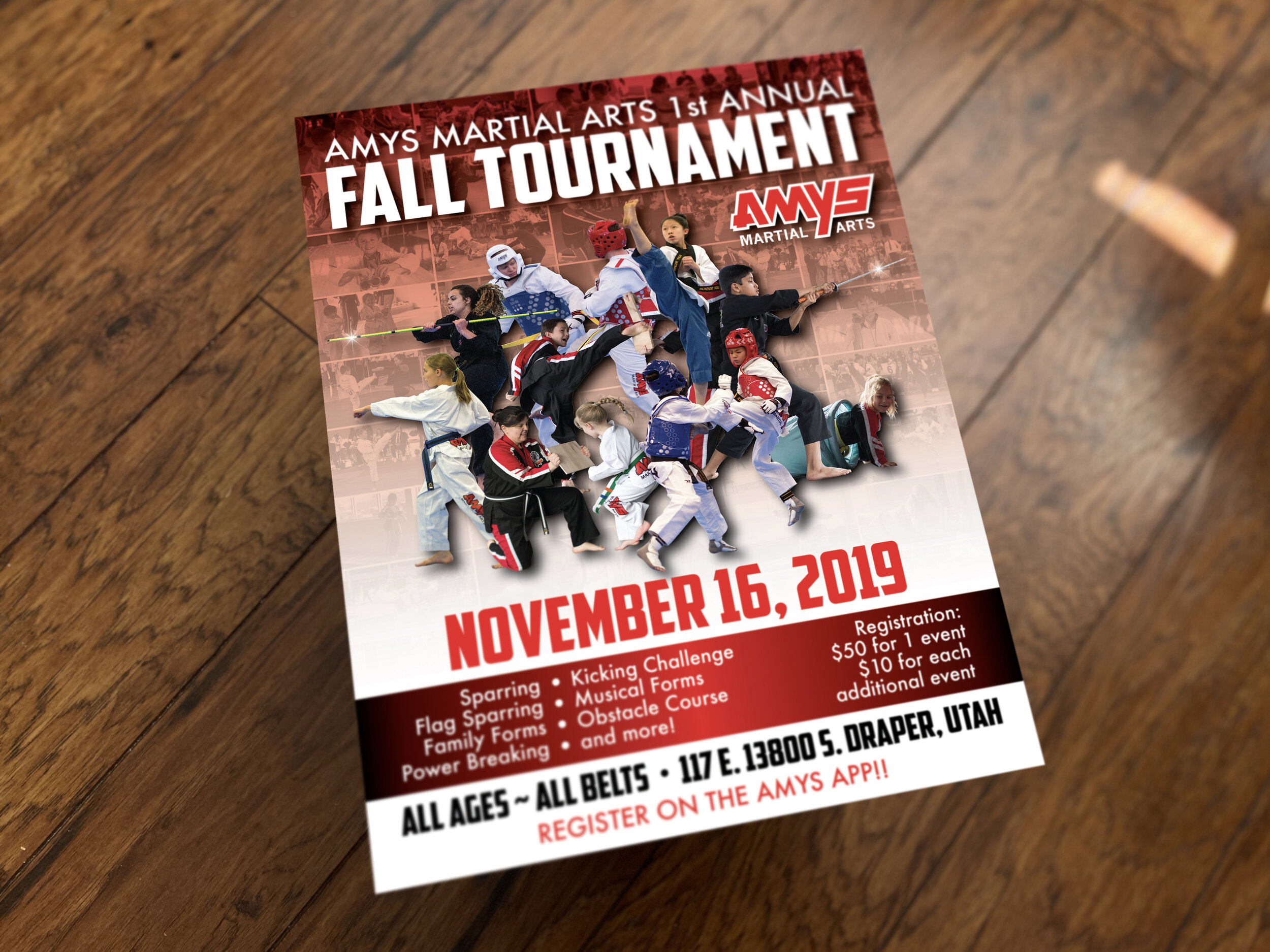 AMYS Martial Arts - Tournament Poster