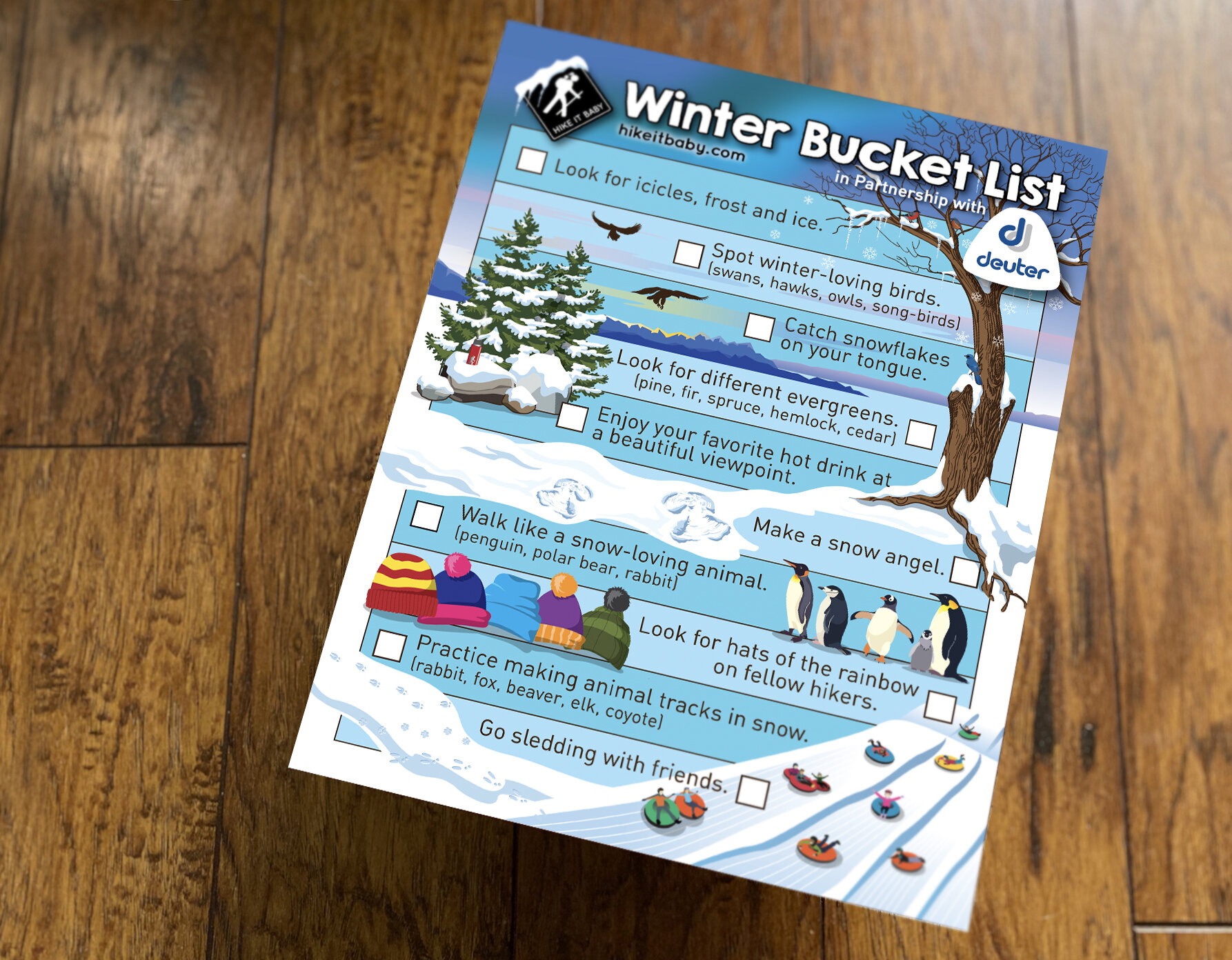 Hike it Baby - Winter Bucket List - with Deuter
