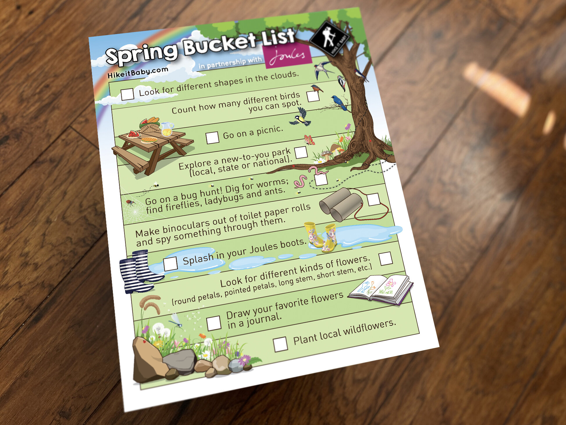 Hike it Baby - Spring Bucket List - with Joules