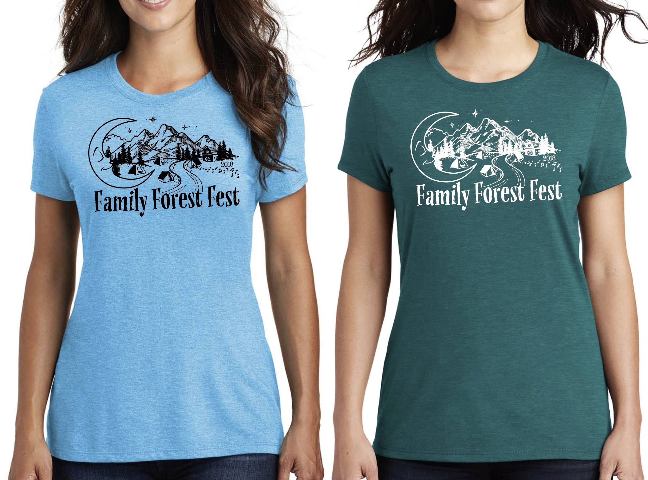 Family Forest Fest Tees