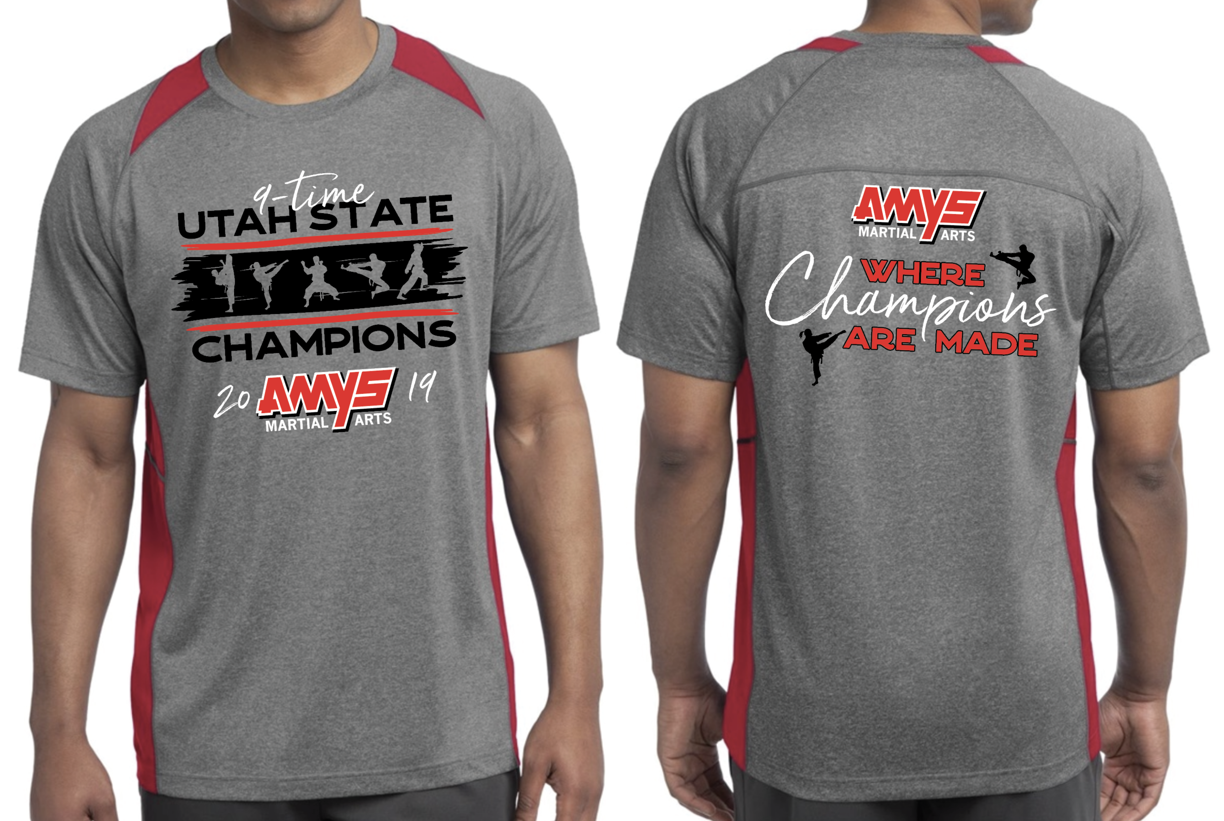 AMYS Martial Arts State Champs Tee - 2019