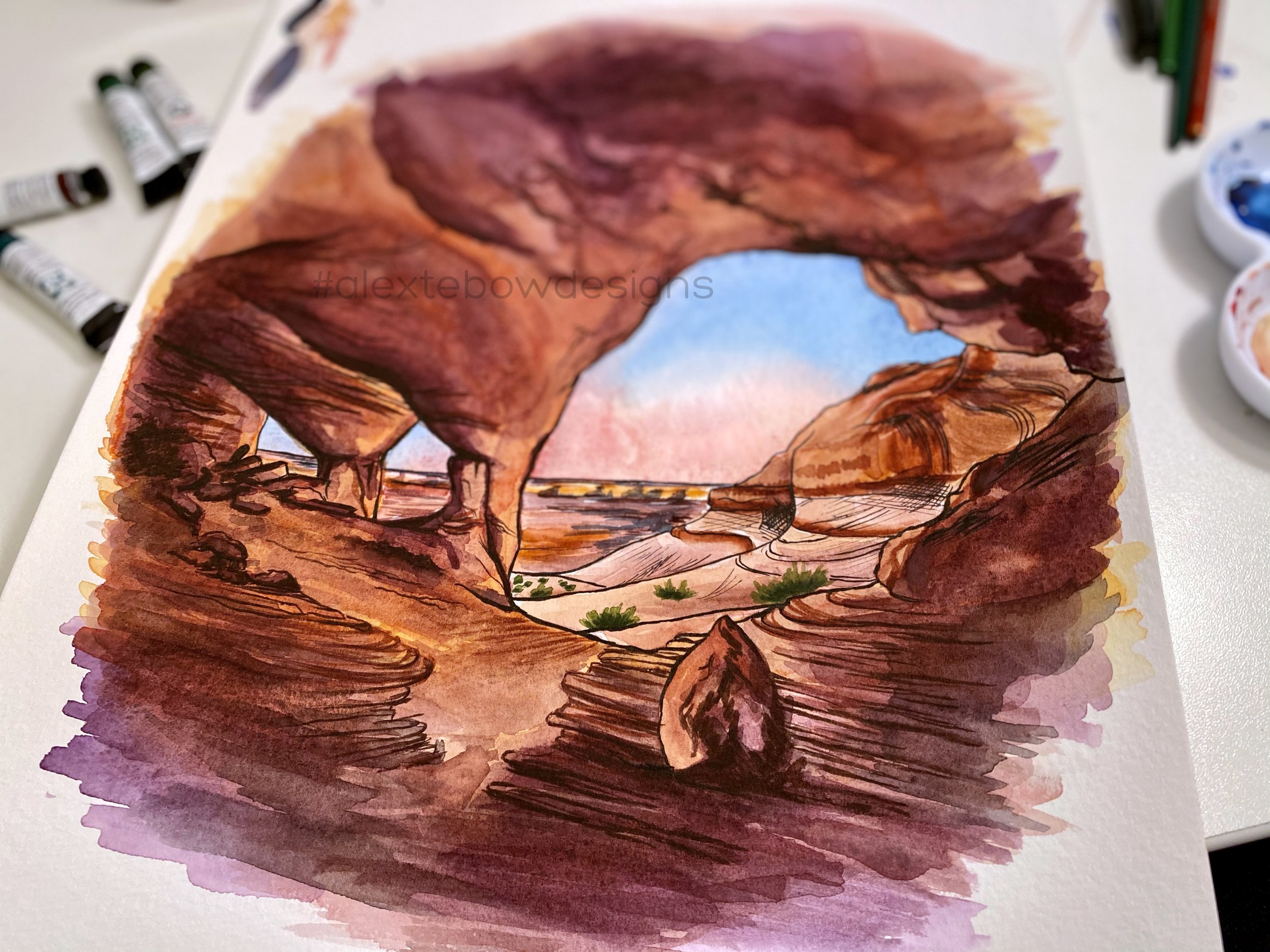 Colonnade Arch, aka 5 Hole Arch