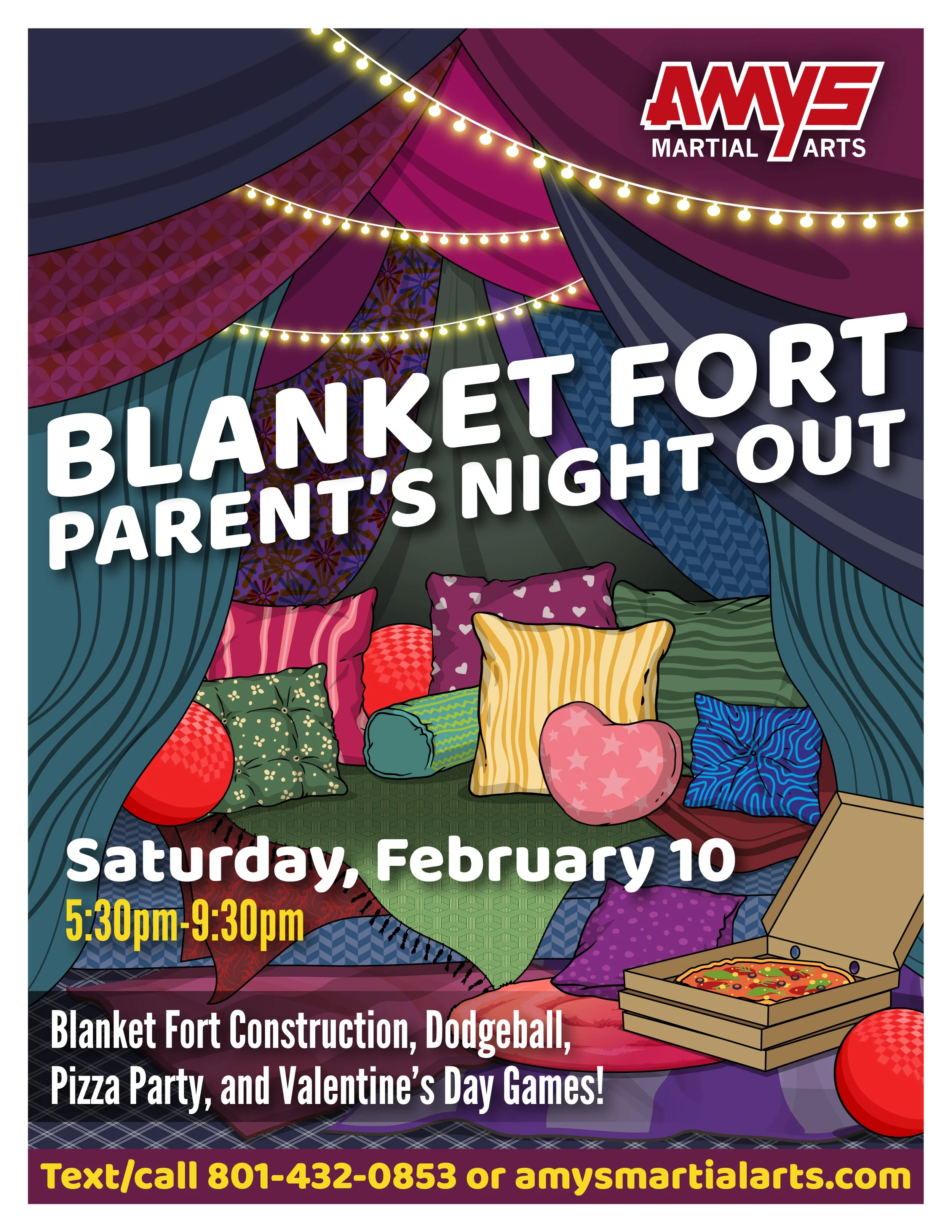 Parent's Night Out - Blanket Fort Theme