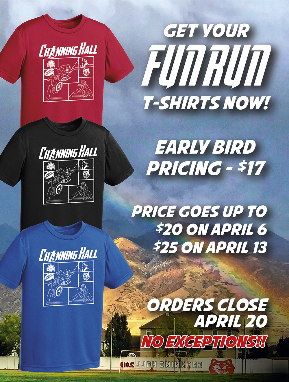 2022 Fun Run T-shirts