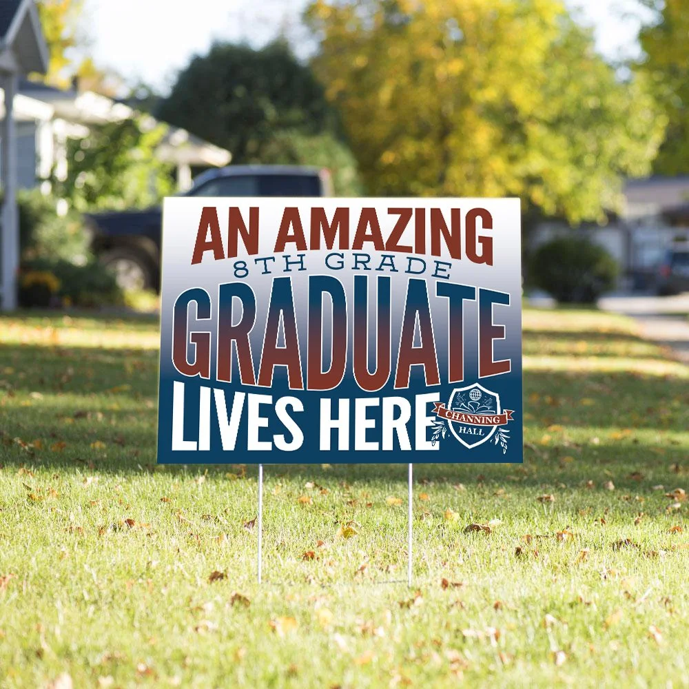 8th Grade Graduate Yard Signs