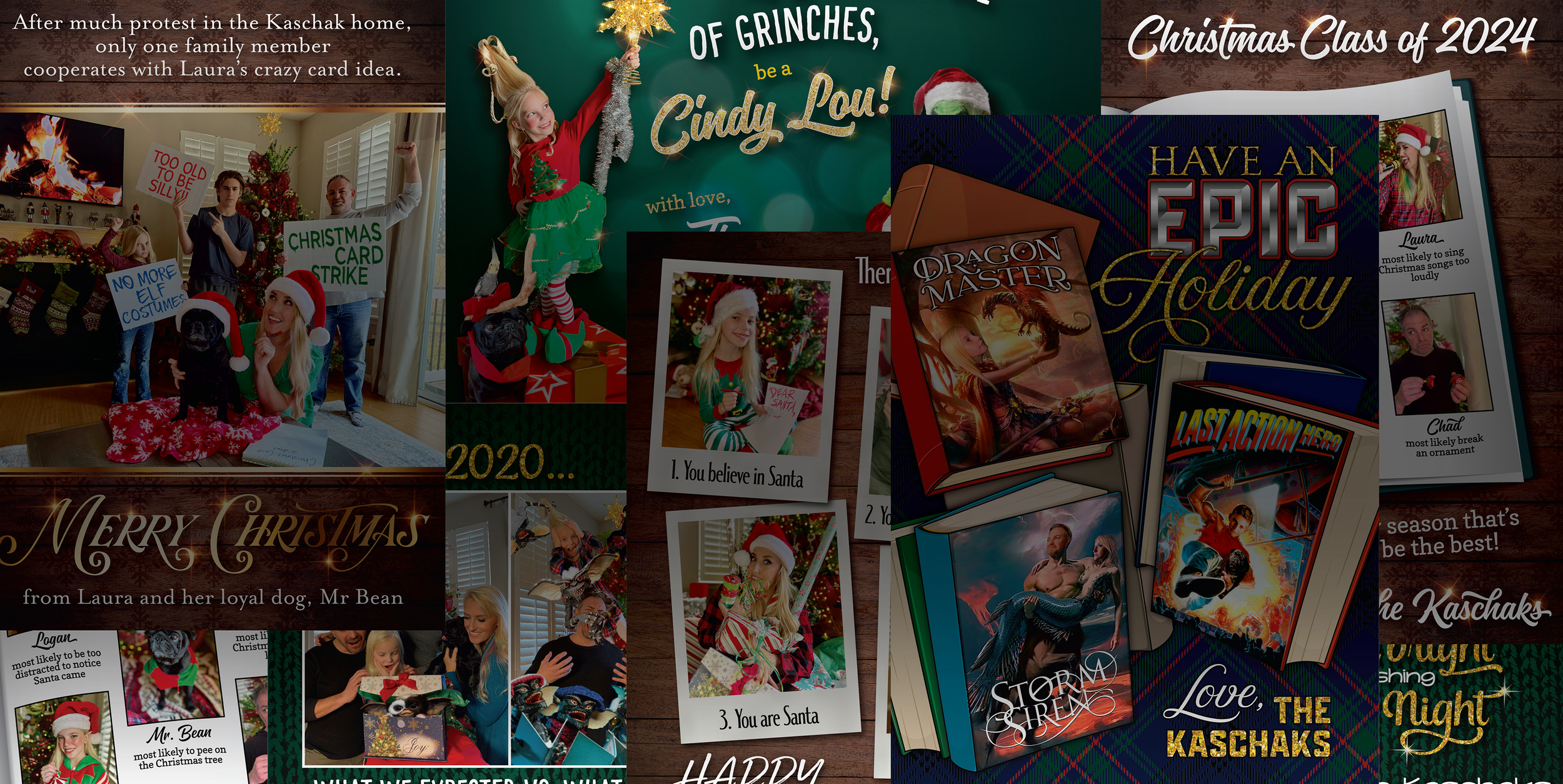 13 Years of Holiday Cards with Laura