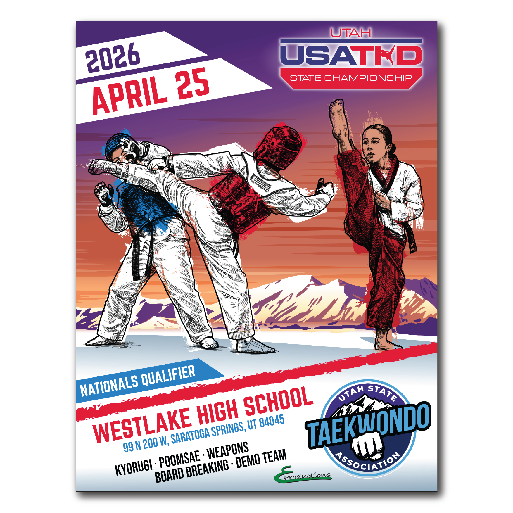 Utah TKD Assoc State Tournament 2026