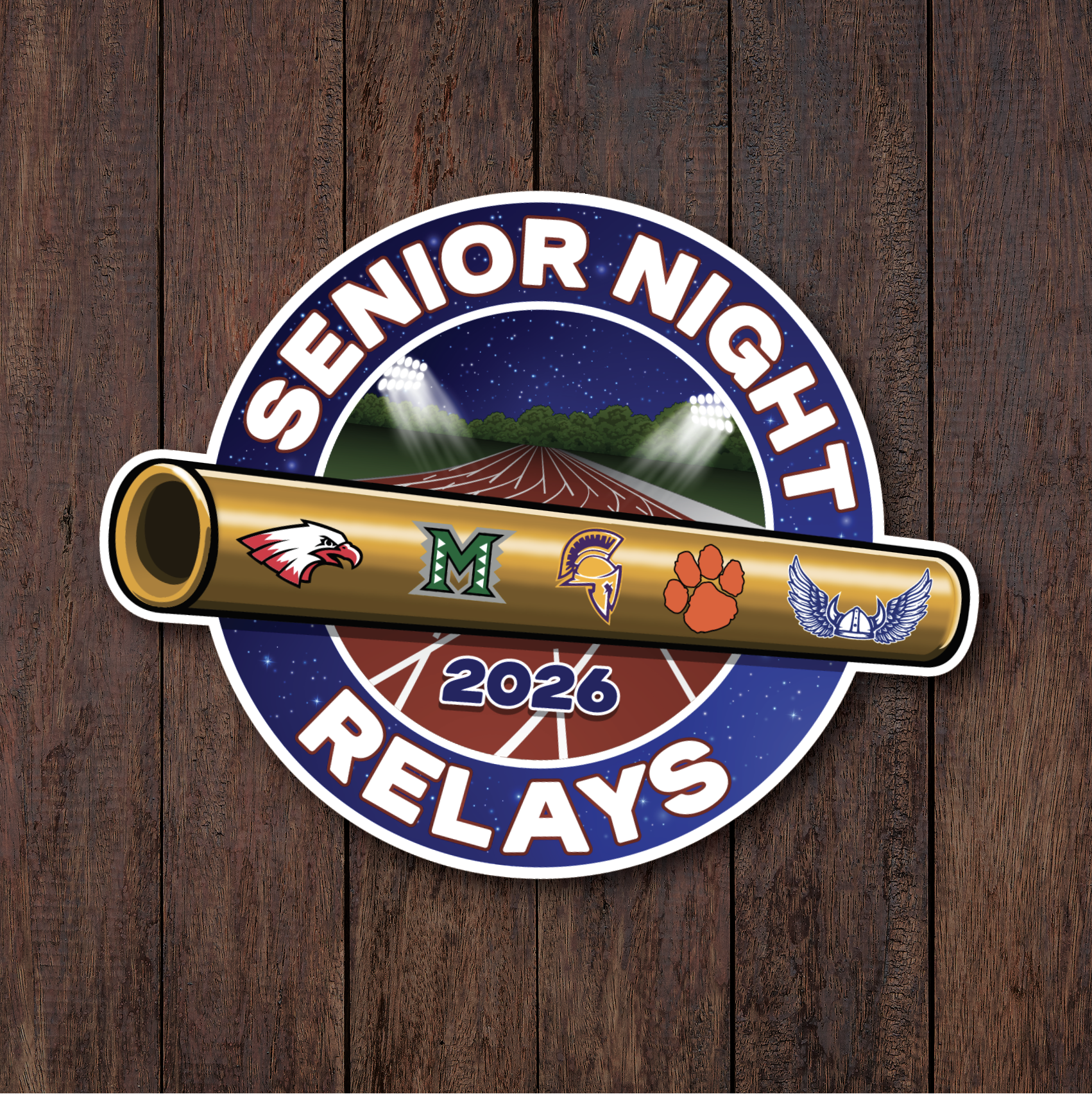 Senior Night Relays Sticker
