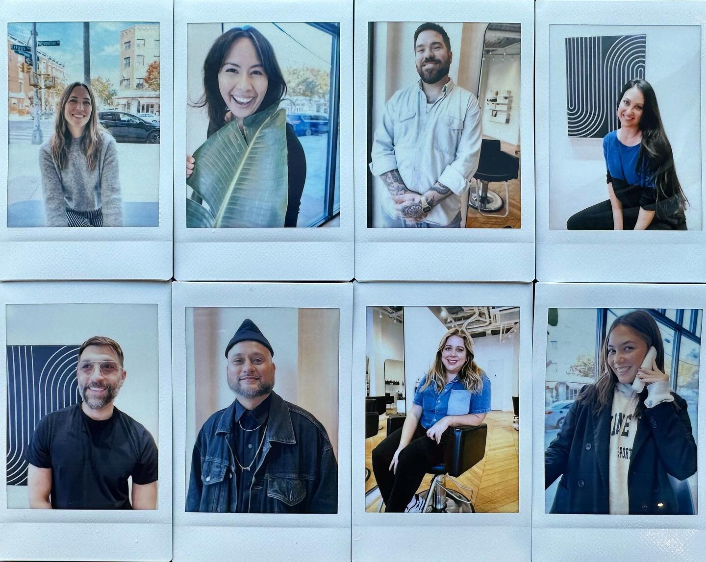 Reintroducing and introducing the faces behind the chair💇&zwj;♀️💇&zwj;♂️from left to right  @court.e.lee -owner/senior colorist  @mlzacutshair -stylist  @zacharymanninghair -junior stylist  @tressa.nyc -senior stylist/colorist  Mel -senior colorist