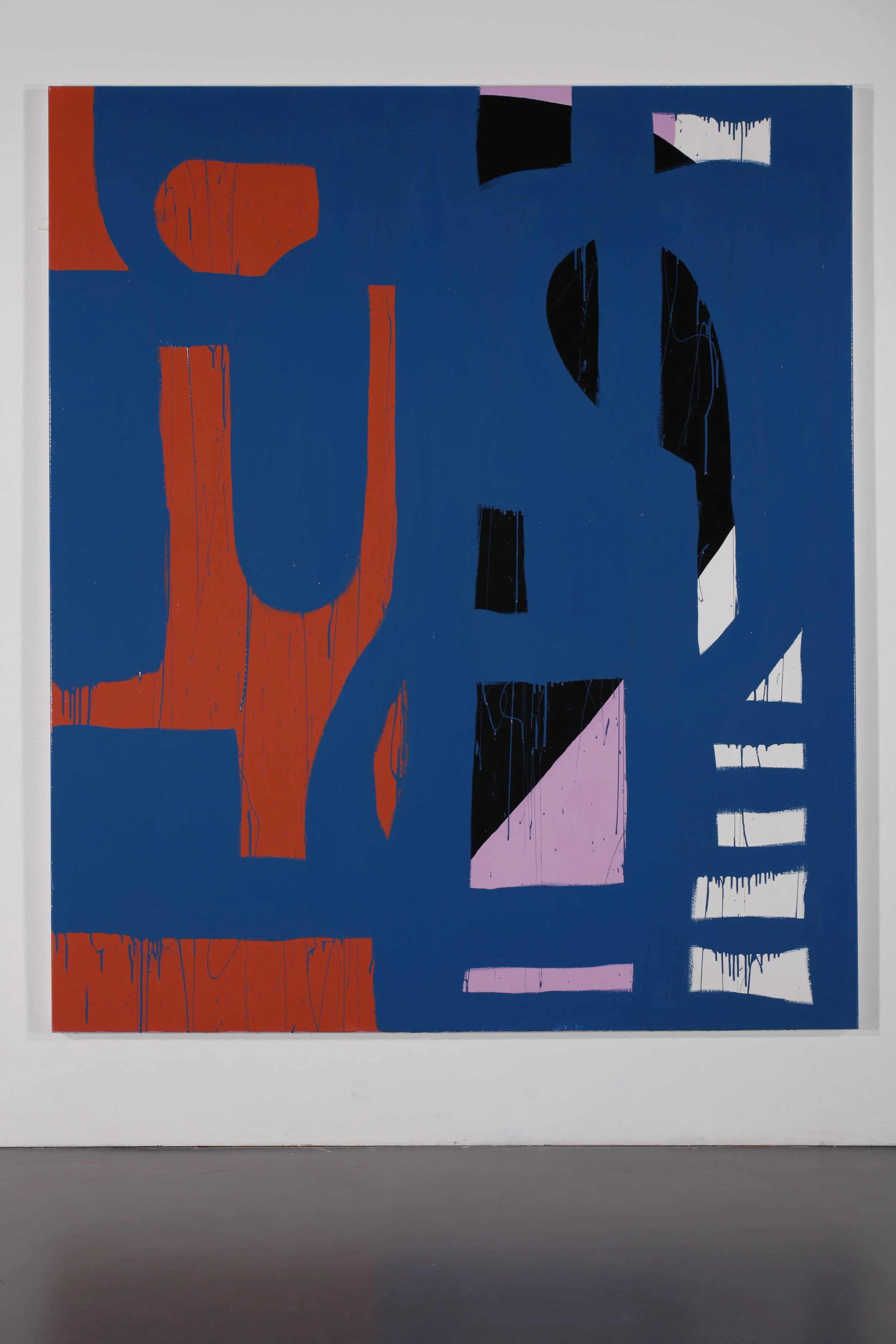  GRAND CASE BLUE  2016 //&nbsp;200cm x 170cm  acrylic and varnish on canvas 