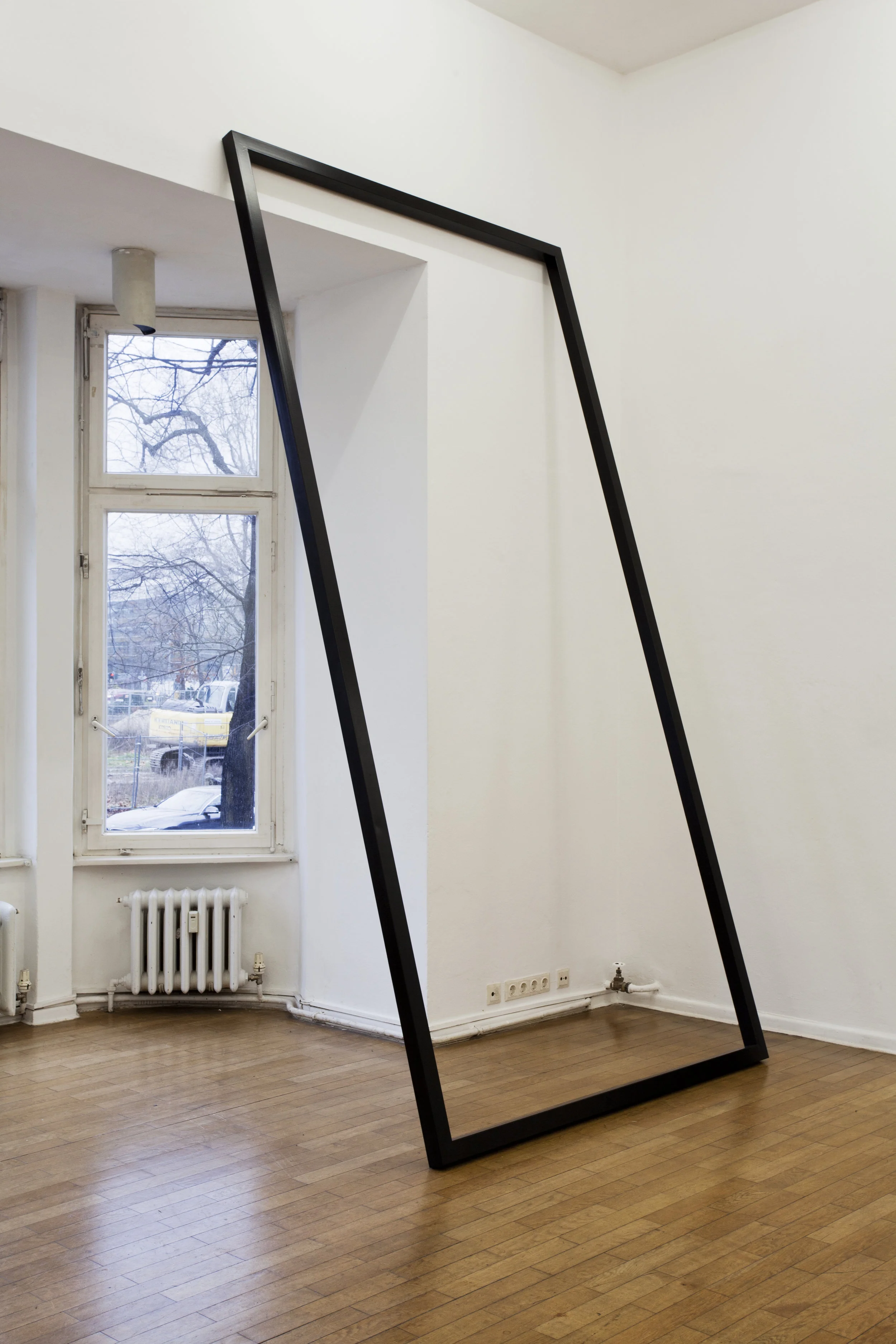 3DPLUS // installation view 2017 // various sizes steel and varnish Meisterschülerpreis @ Haus am Lützowplatz