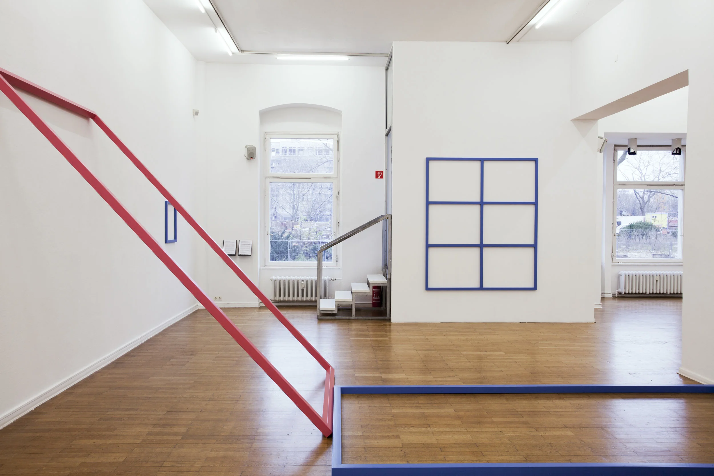 3DPLUS // installation view 2017 // various sizes steel and varnish Meisterschülerpreis @ Haus am Lützowplatz